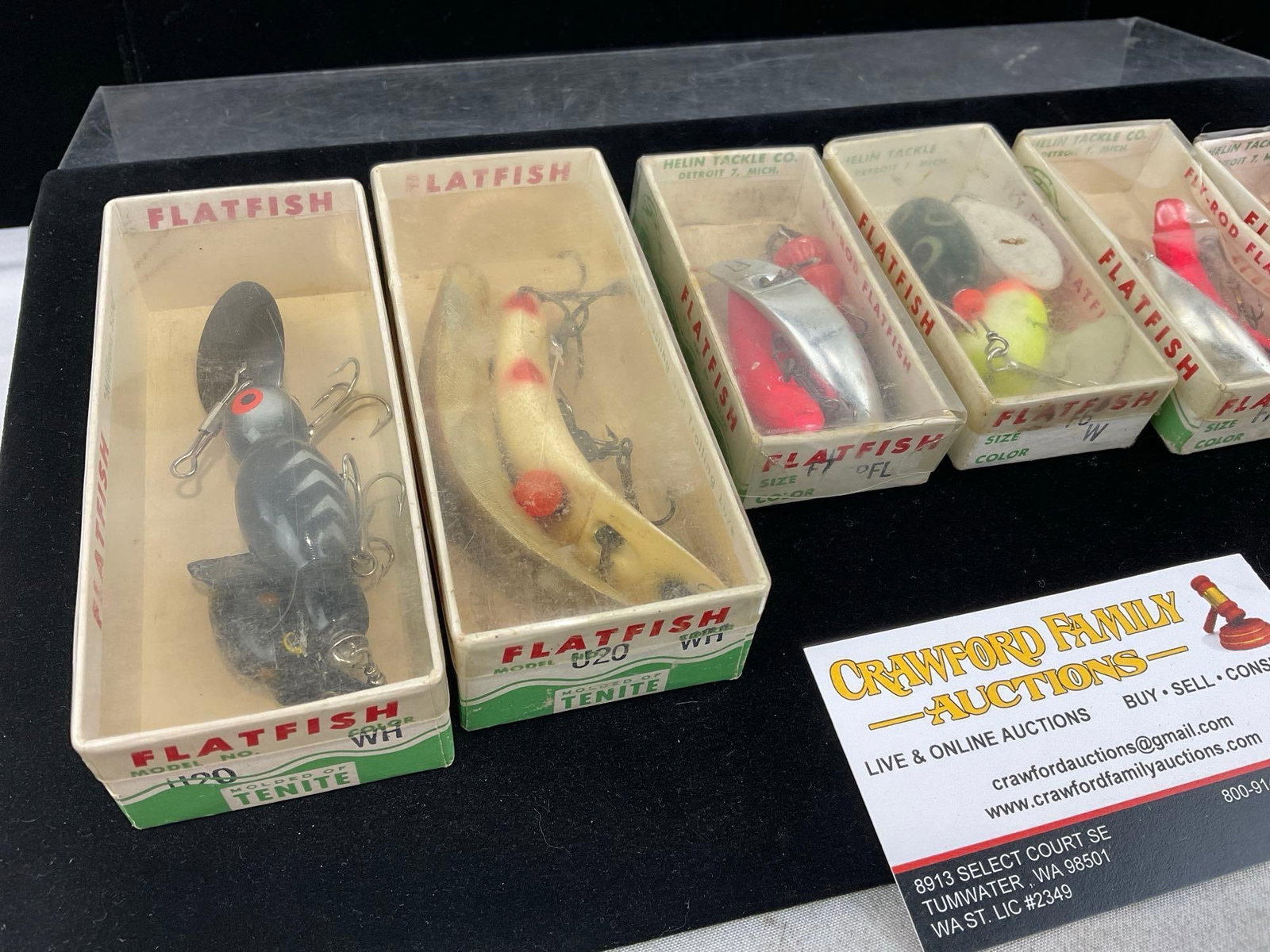 Set of 13 Helin Fishing Lures, U20, Flatfish F7, Spin-N-Glo, & more - 2