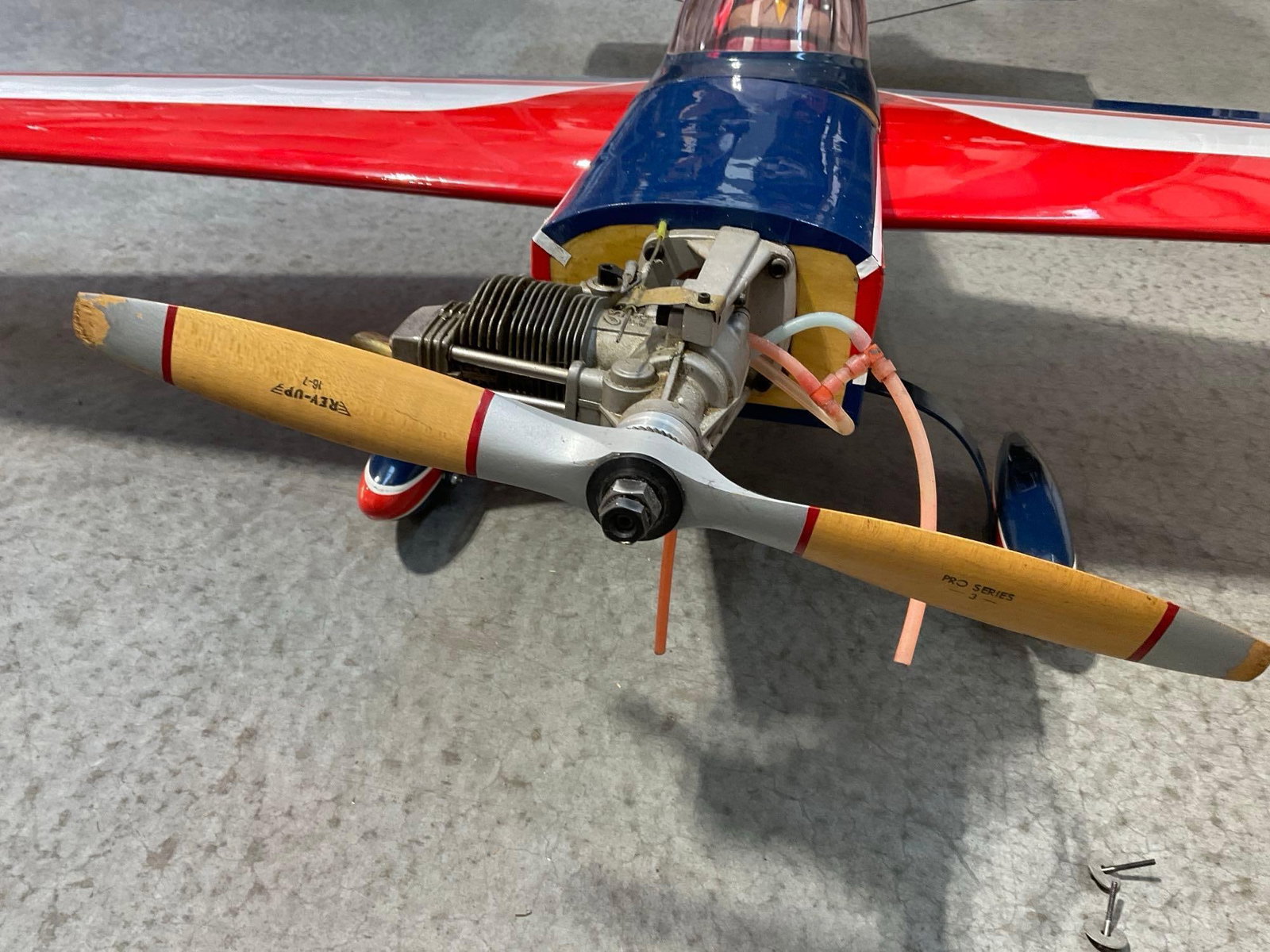Vintage Extra Flugzeugbau EA300 Model Airplane, w/OS FS-120 Surpass 4 Stroke Glow Engine, 20cc - 3