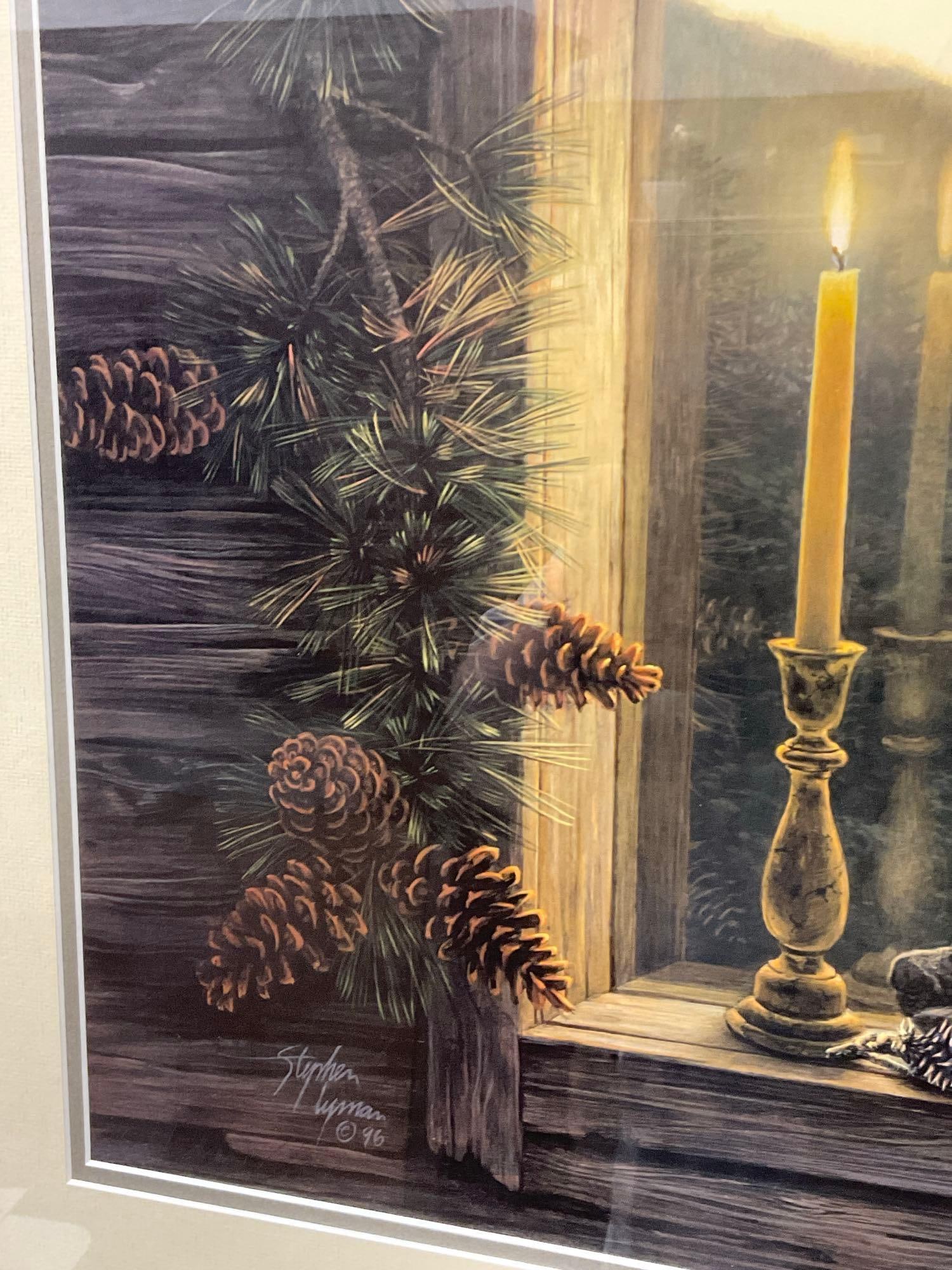 Framed Litho Signed & #d 1465/8000 titled Morning Light by Stephen Lyman 1996, 23x45 in w/COA - 2