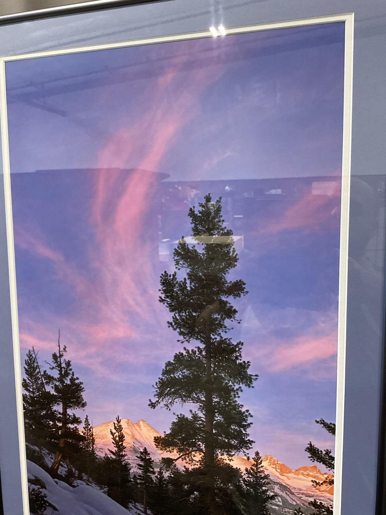 Framed Signed Lithograph titled Fire Dance by Stephen Lyman, 41h x 21w x 3d inches - 2