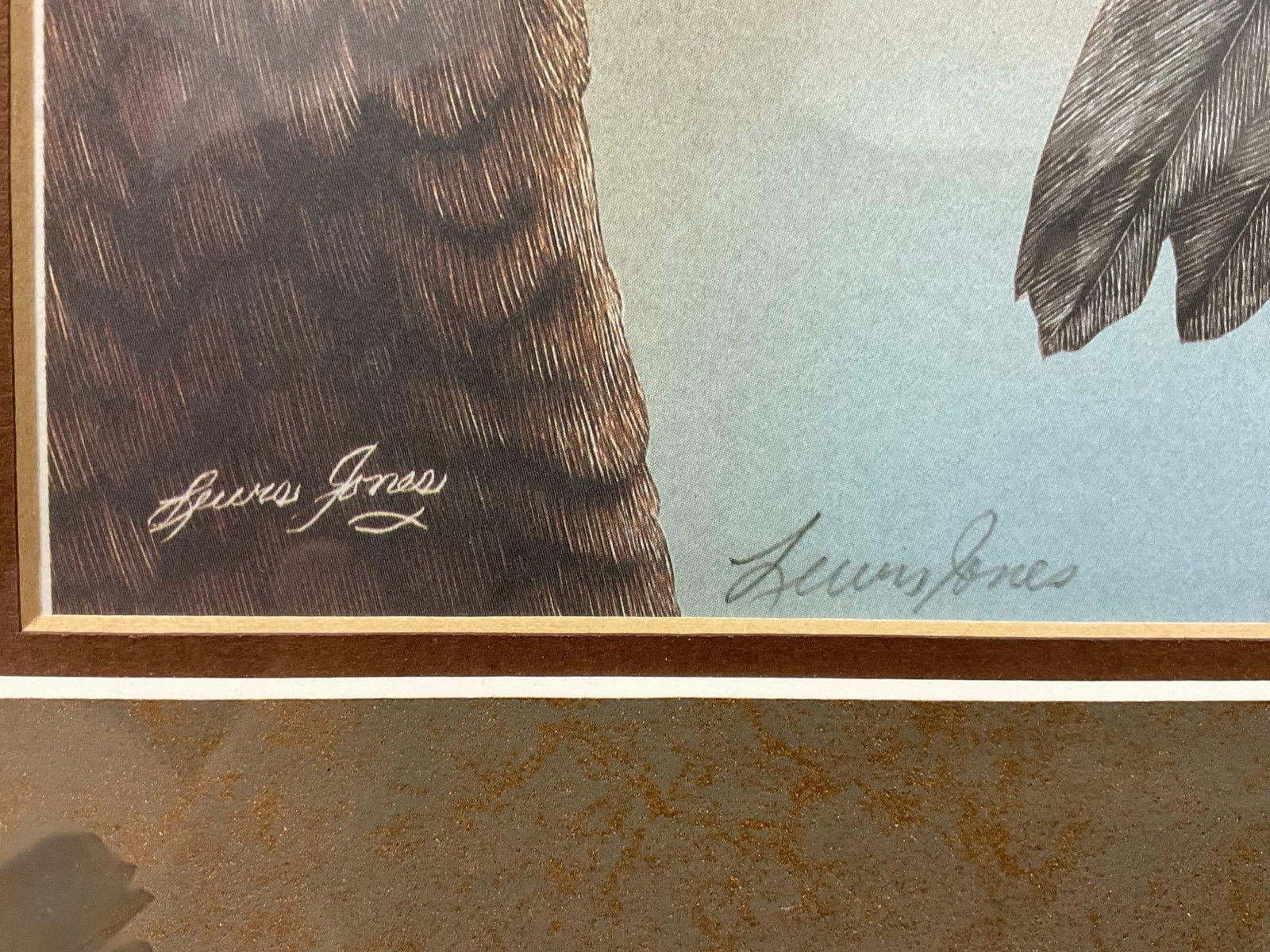 Framed Signed & #d 346/1000 Lithograph California Quails by Lucas Jones, 23x19 - 3