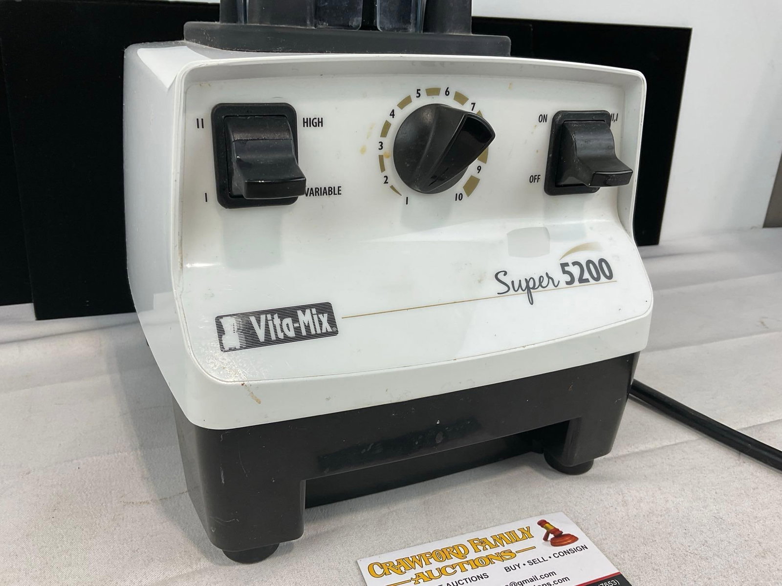 Vita-Mix Super 5200, Food Blender, tested & working w/pitcher - 2