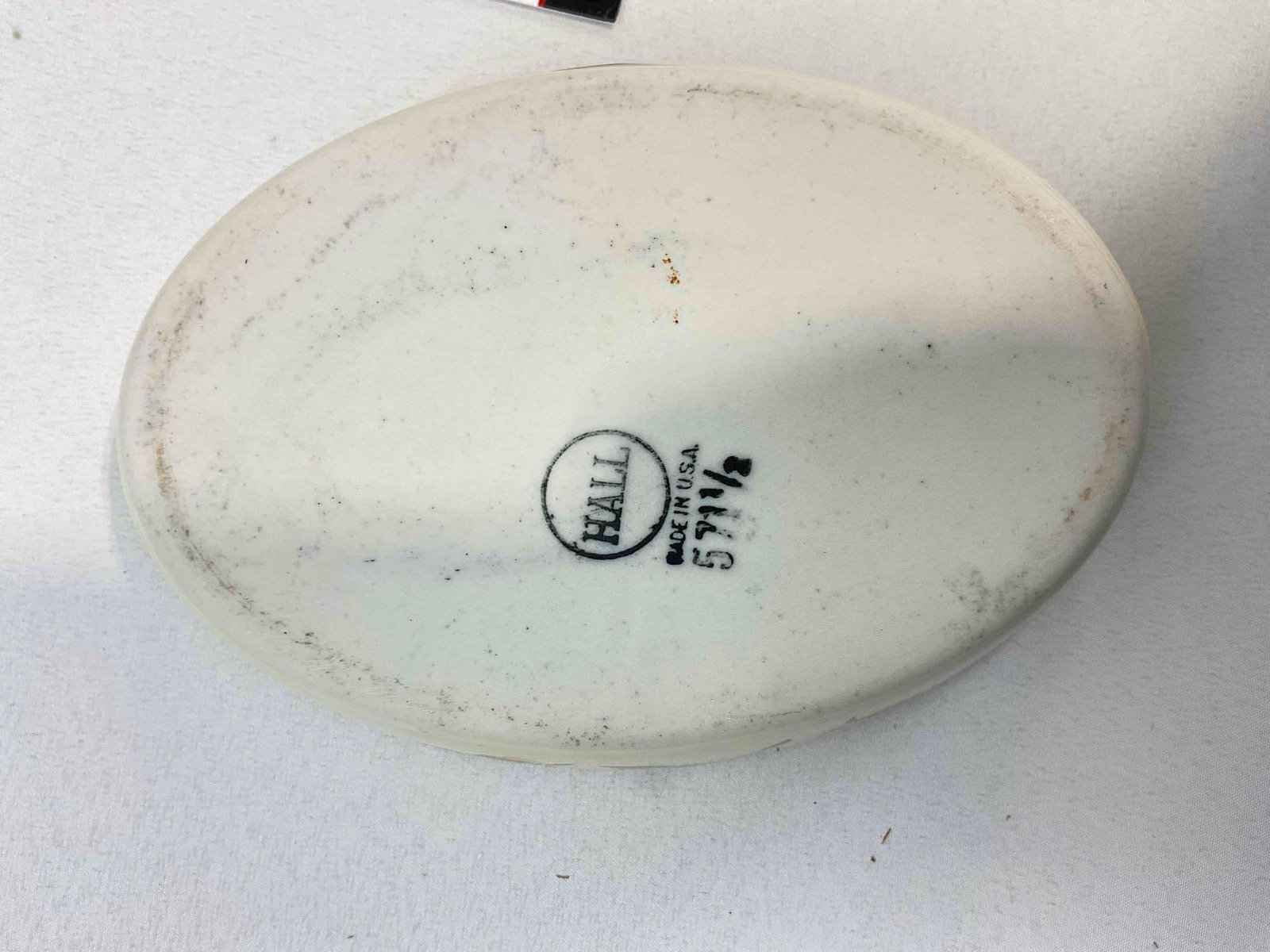 8 pcs Vintage Hall China Ceramic Oval Casserole Dishes w/ Autumn Leaf Pattern. See pics. - 7