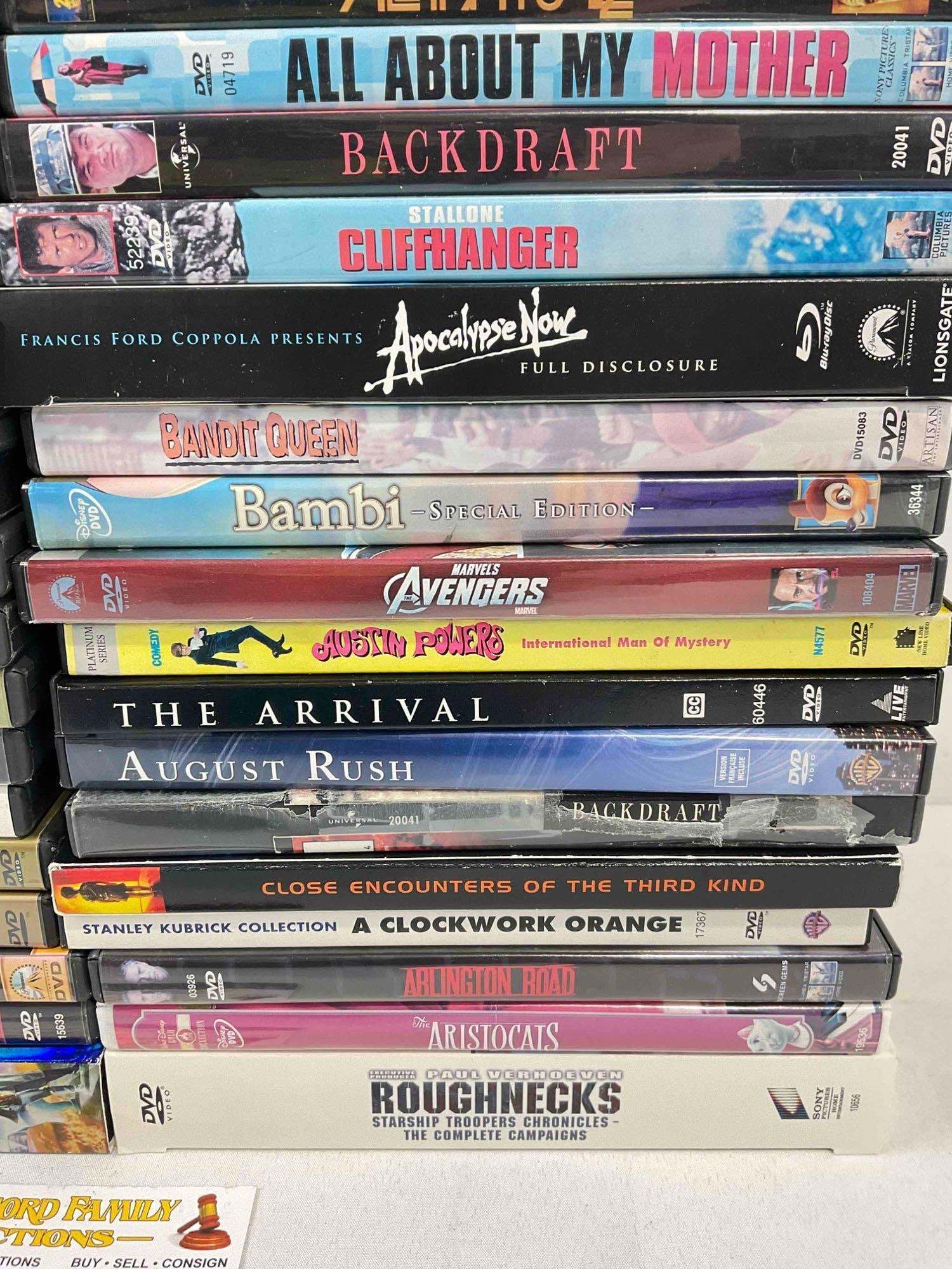 50 pcs DVD Movie Collection, incl. The Avengers, Alien, Disney's Aladdin, Apocalypse Now & More! - 5