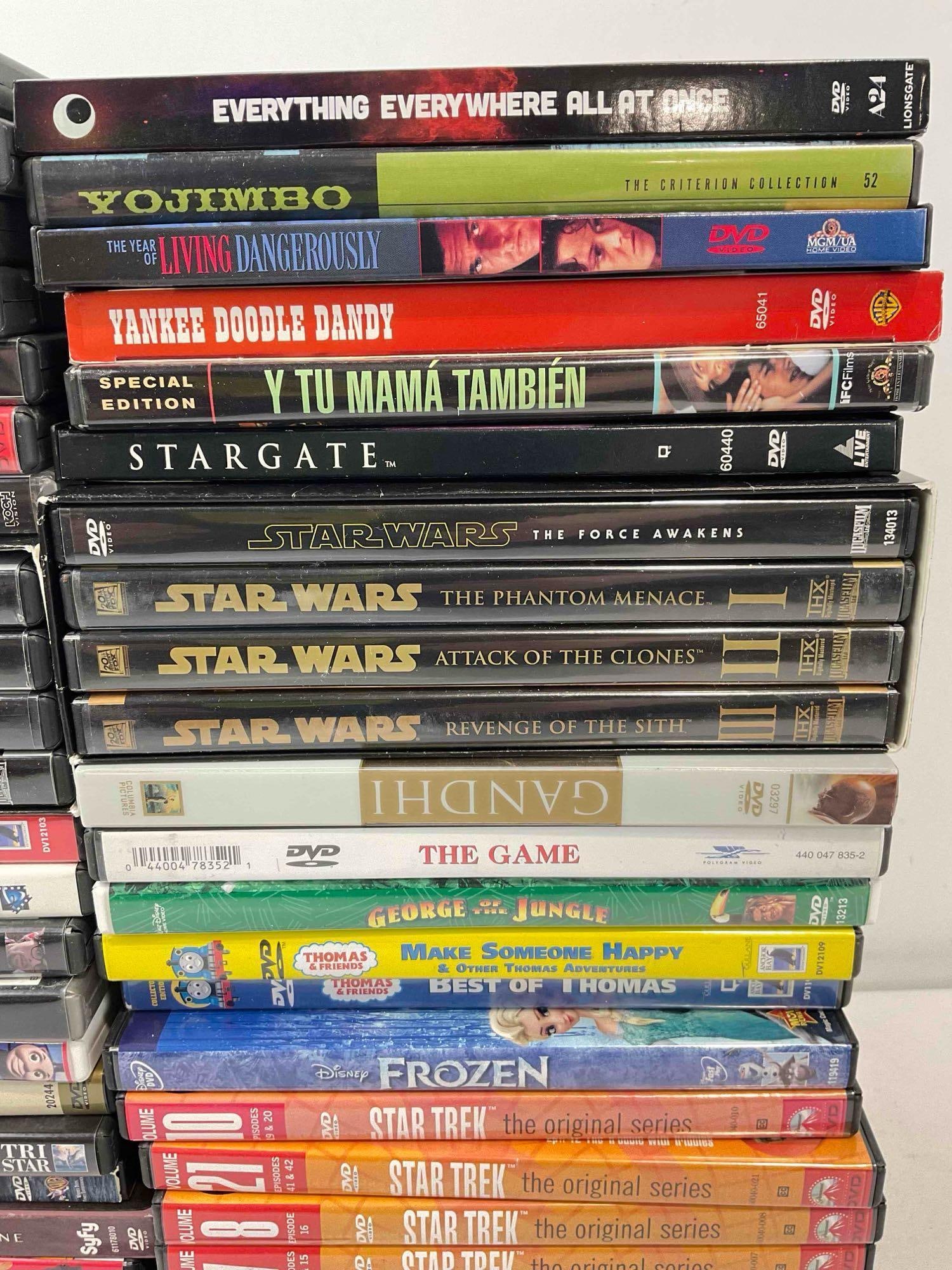 50 pcs DVD Movie & TV Show Collection, incl. Star Wars I-VI, Disney's Cars, The Thing & More! - 5