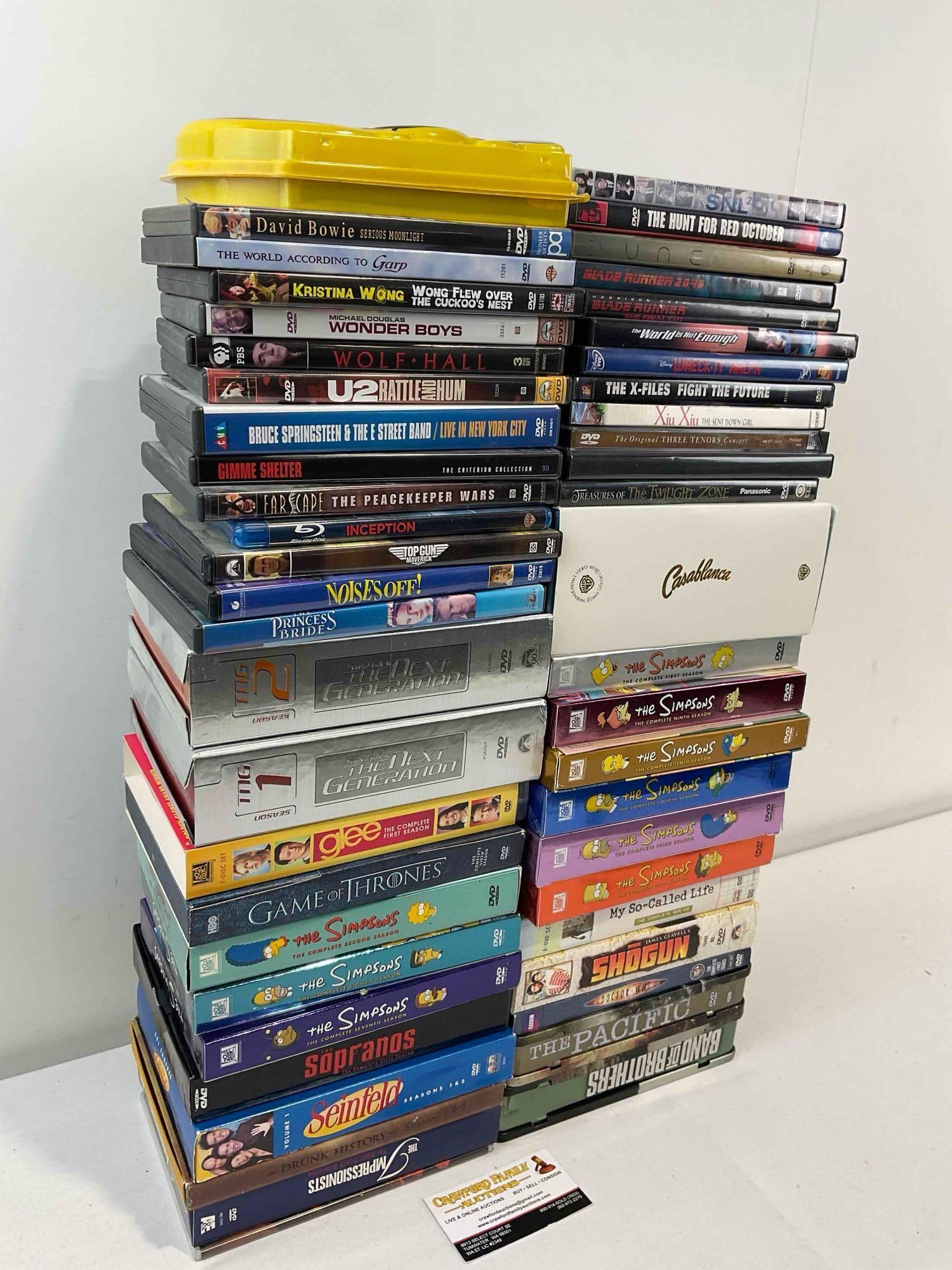 50 pcs DVD Movie & TV Show Collection, incl. Star Trek TNG, The Simpsons, Seinfeld & More! - 3