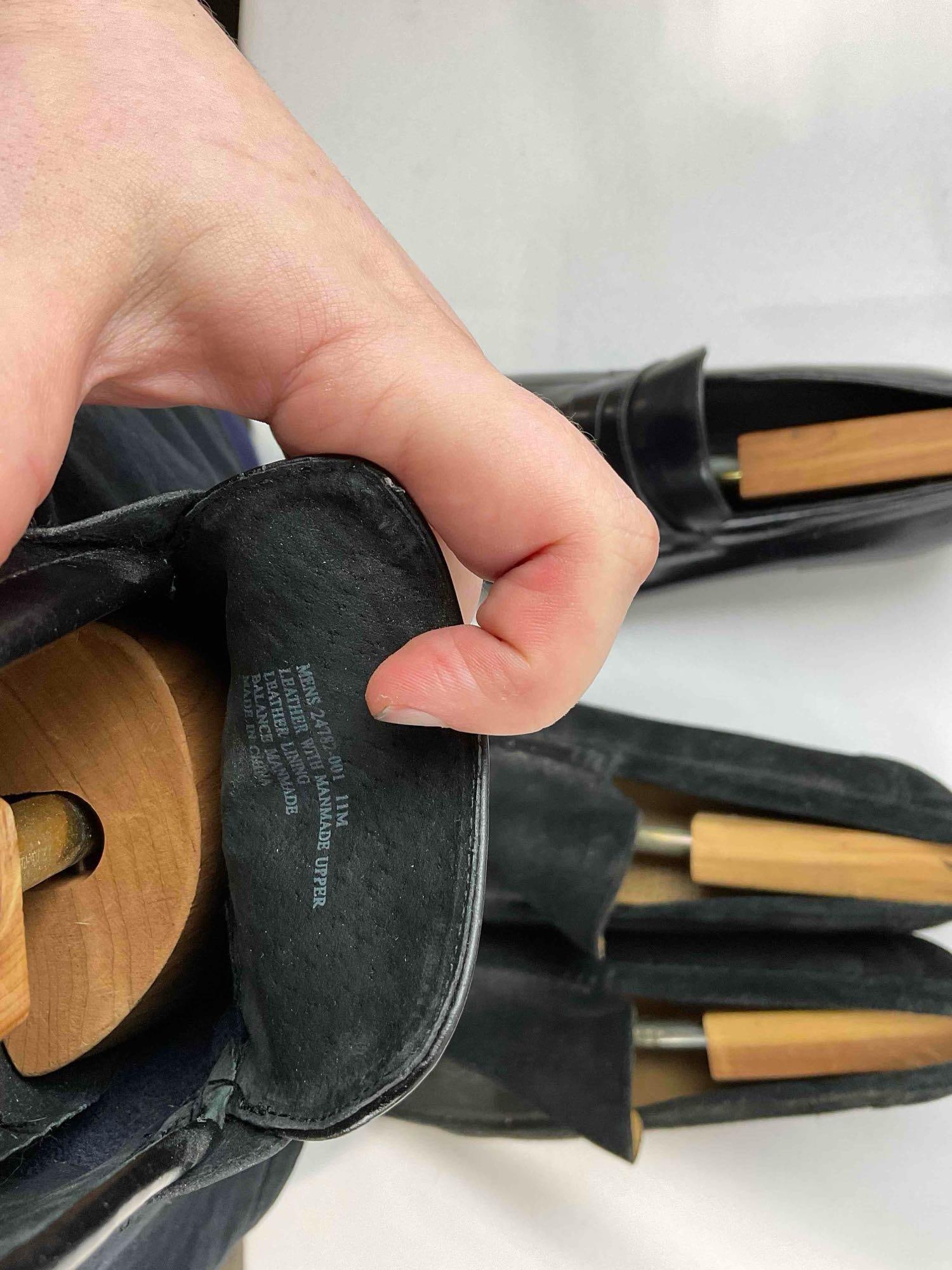 6 Pairs of Men's US 10.5-11 Black Shoes, incl. Tommy Bahama, Stacy Adams & Steve Madden. - 19