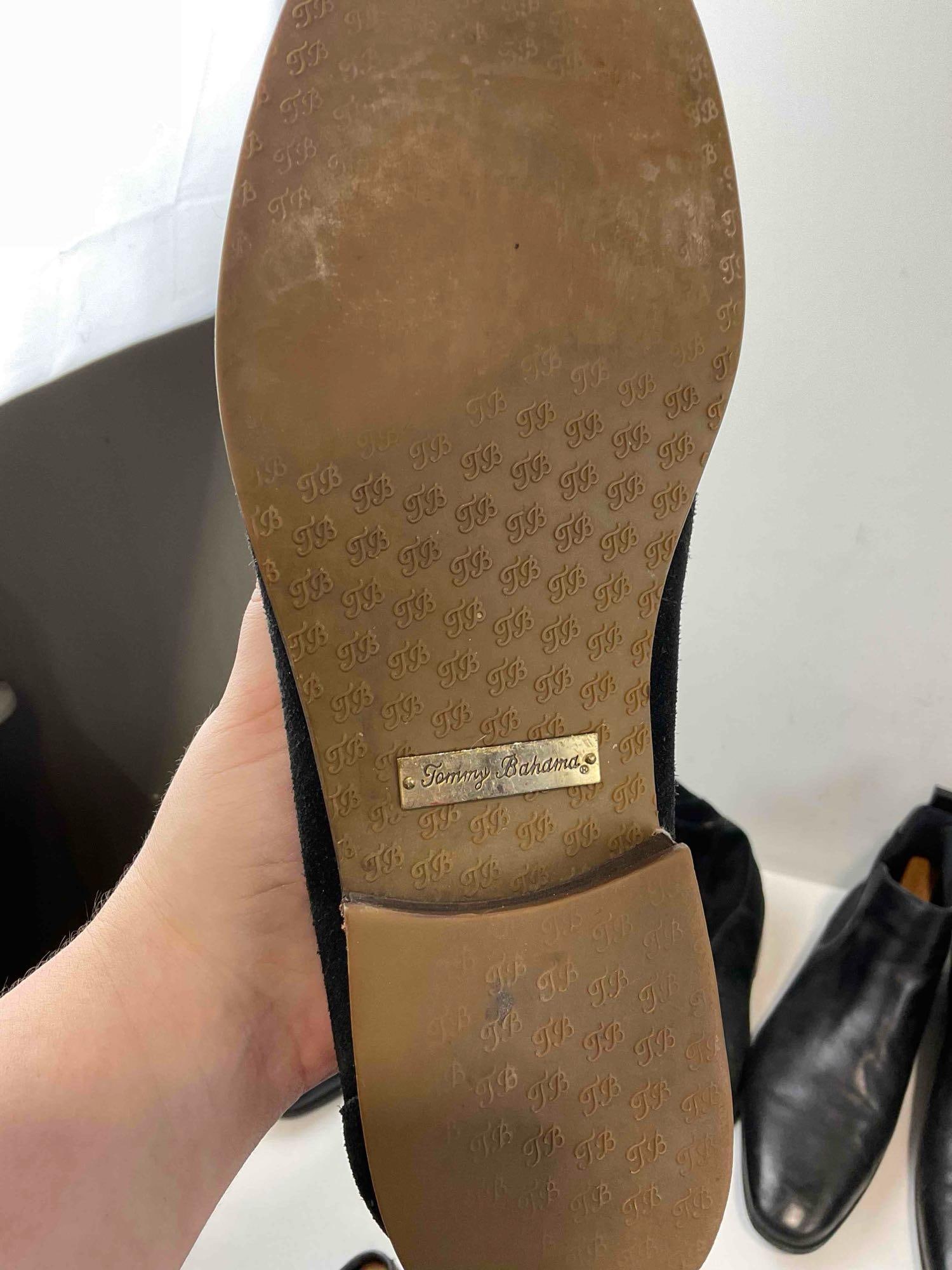 6 Pairs of Men's US 10.5-11 Black Shoes, incl. Tommy Bahama, Stacy Adams & Steve Madden. - 20