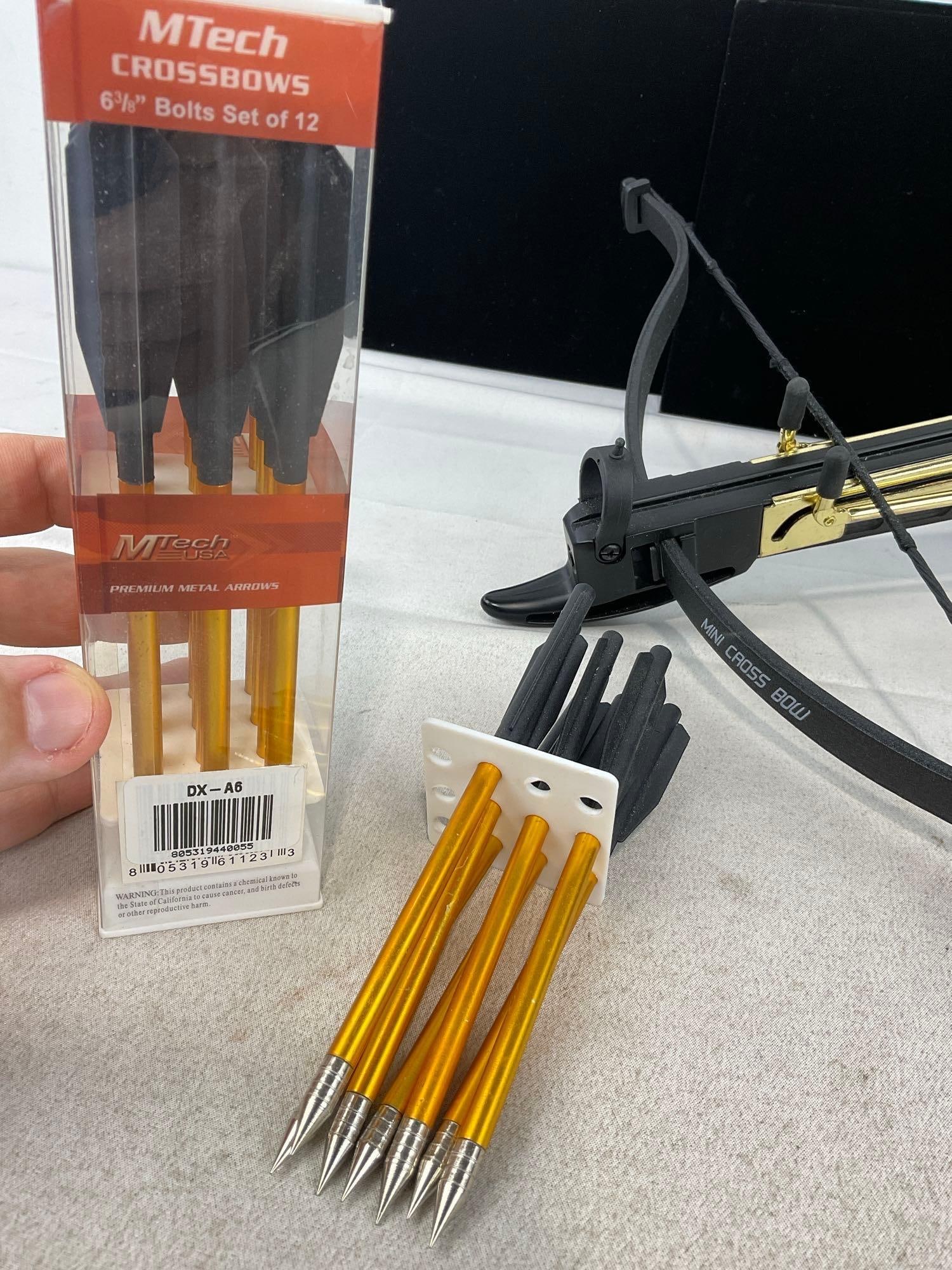 M-Tech Mini Crossbow 80lb Draw, w/ 19 6 3/8 inch Bolts - 4