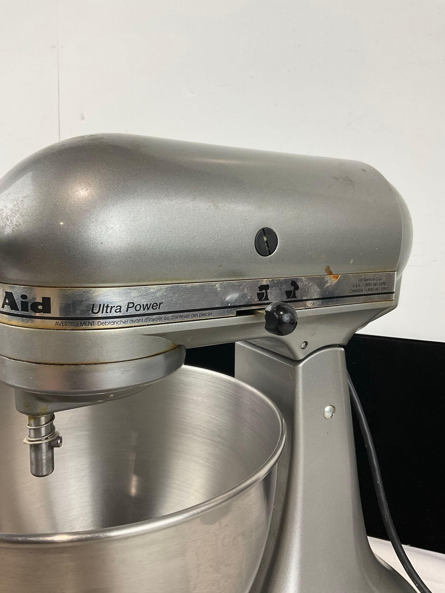 KitchenAid Ultra Power Stand Mixer KSM95CUO, Stainless Steel Finish, tested & working - 2