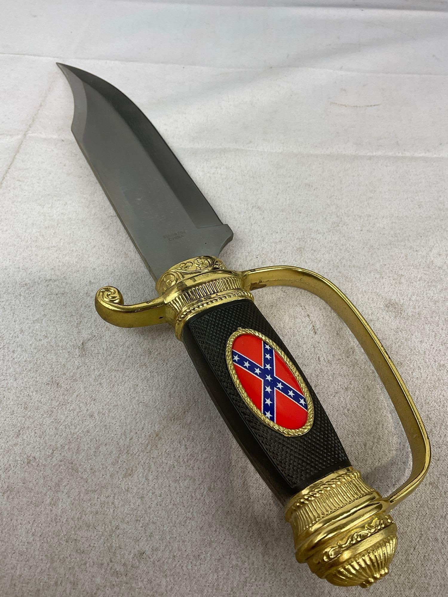 American Civil War Bowie Knife Commemorative Battle of Chancellorsville, May 1-4, 1863, Plaque 11... - 4