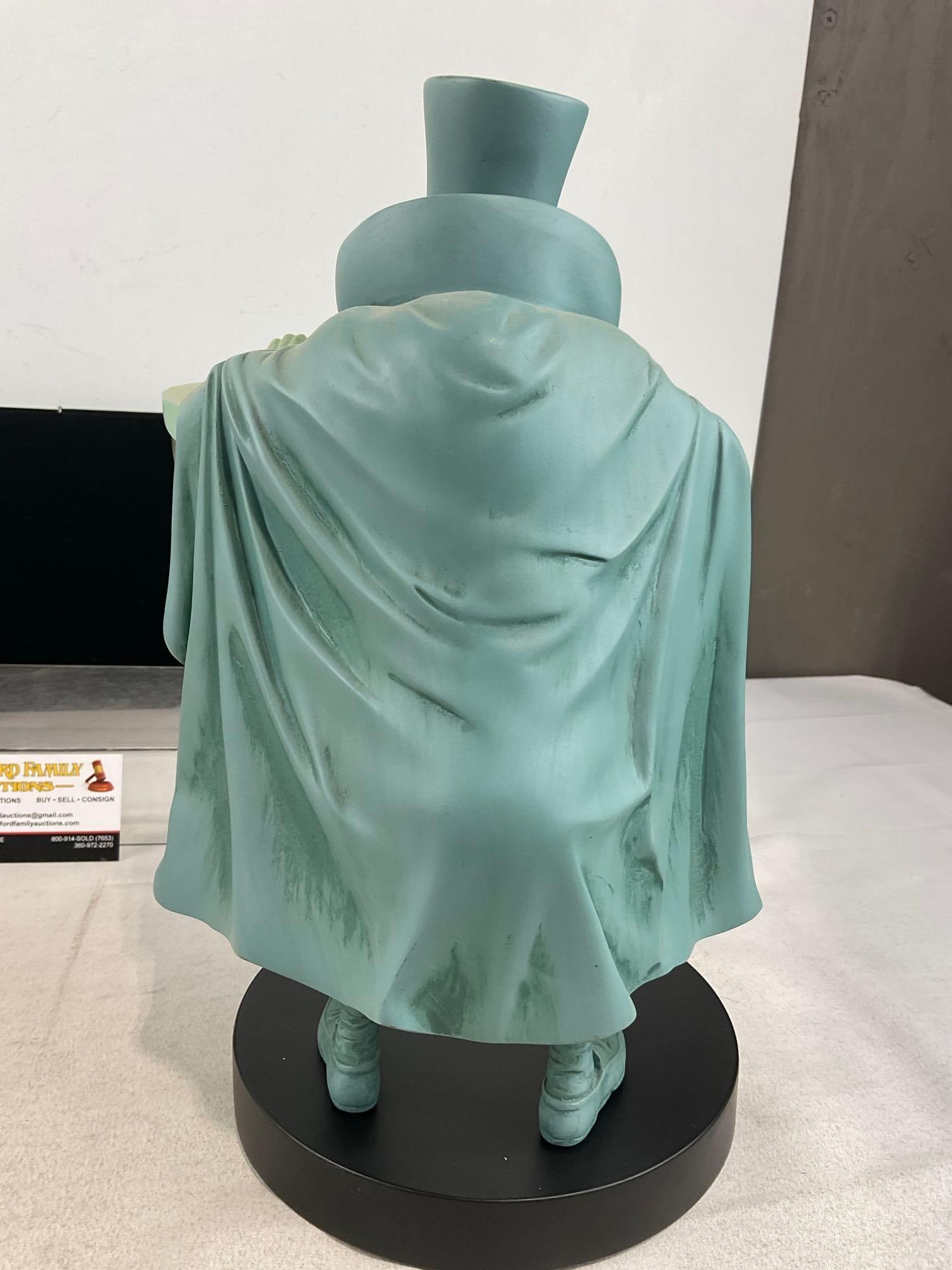 Pair of Disney Haunted Mansion The Hatbox Ghost Figurines, Jim Shore Disney Traditions #4053365 &... - 3