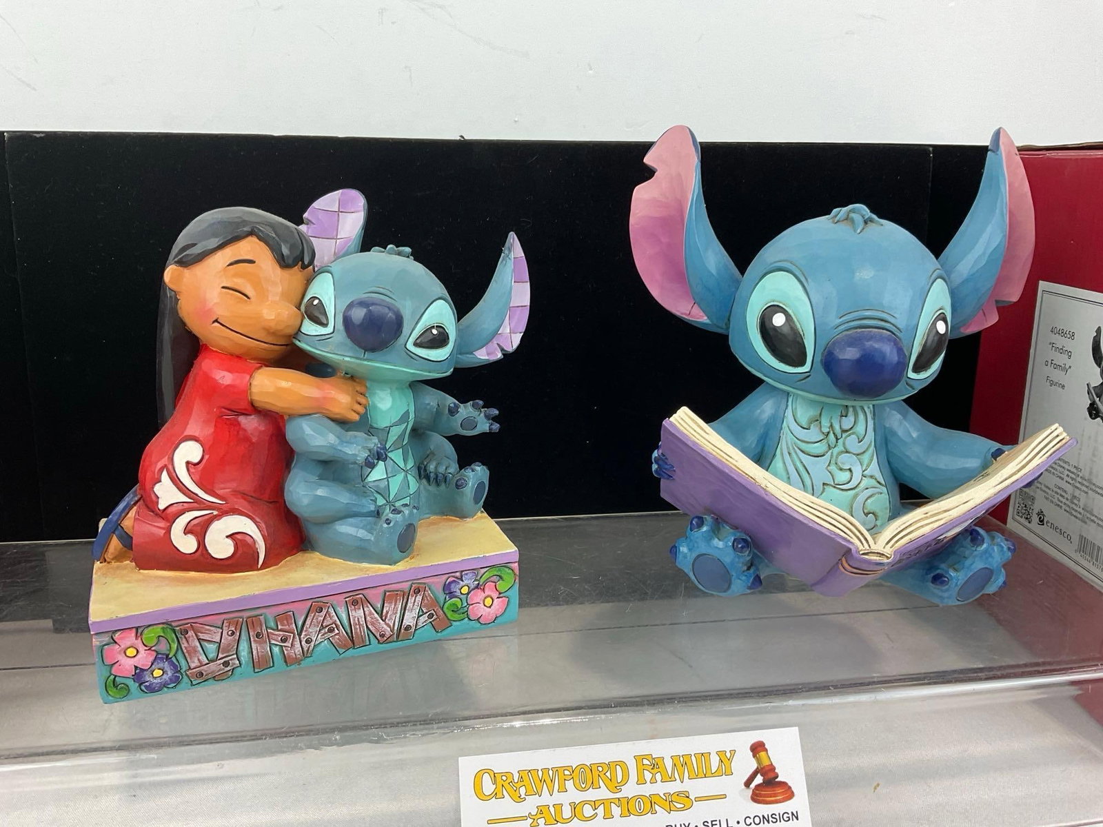 Disney Traditions Jim Shore Design, Ohana Means Family & Finding a Family Figurines w/original box - 2