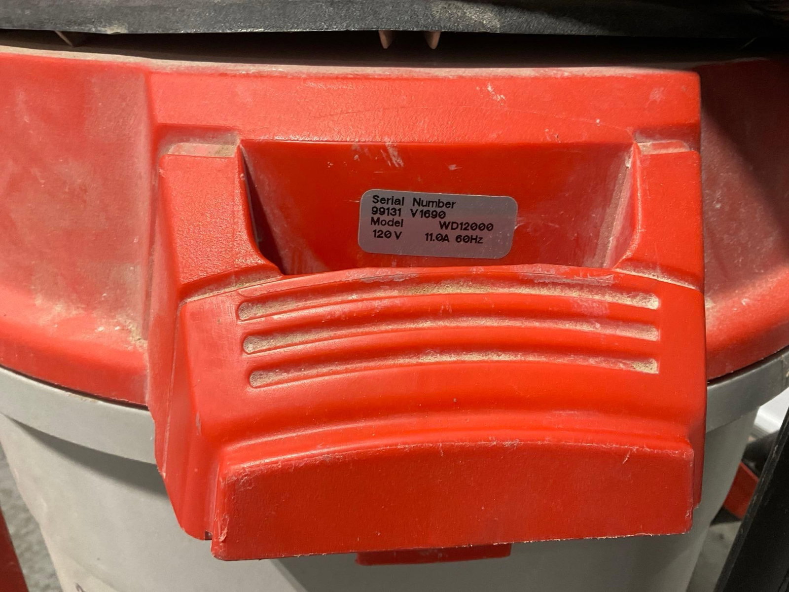 Ridgid Wet Dry Vacuum 4.25 HP 12 Gallons, tested & working, WD12000 - 4