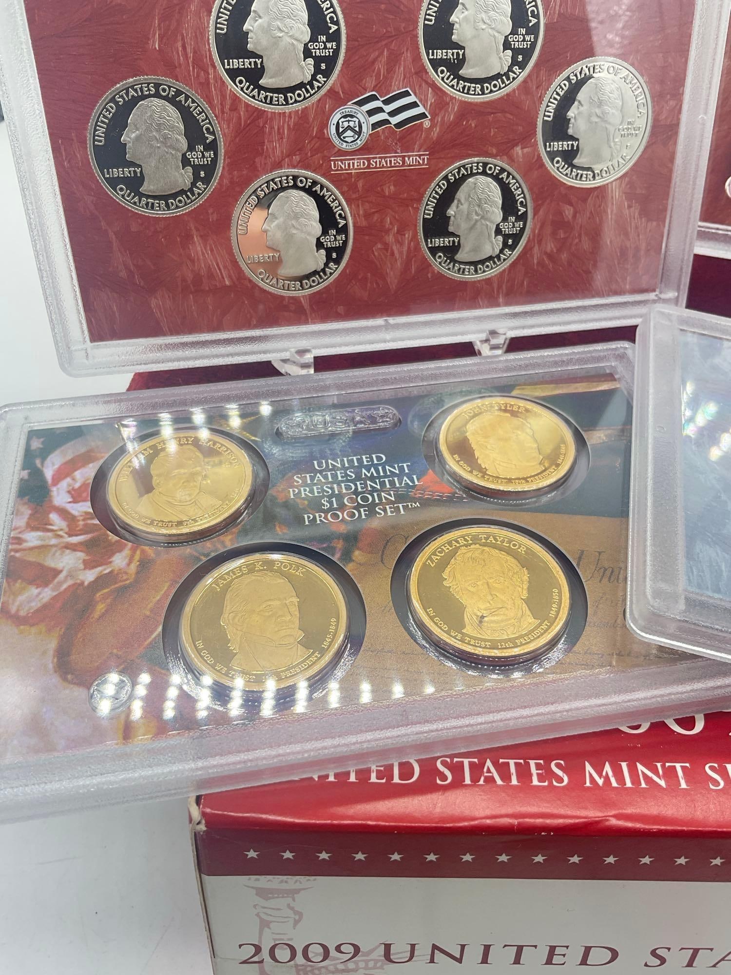 The 2009 U.S. Mint Silver proof set is a historic 18-coin collection includes last year Linocin - 3