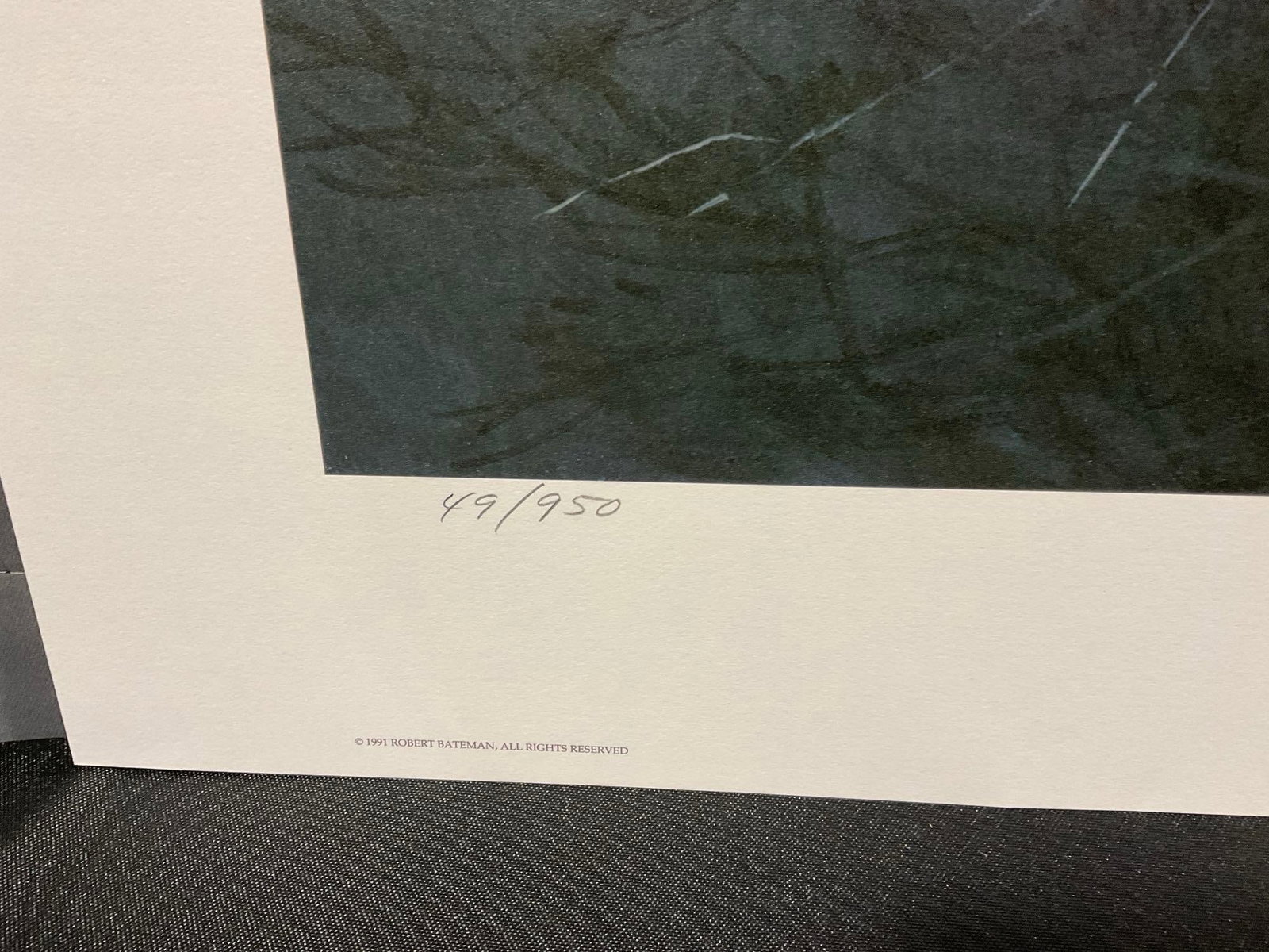 Unframed Signed & #d 49/950 Lithograph titled Clan of the Raven, by Robert Bateman, 18x29 inch w/... - 3