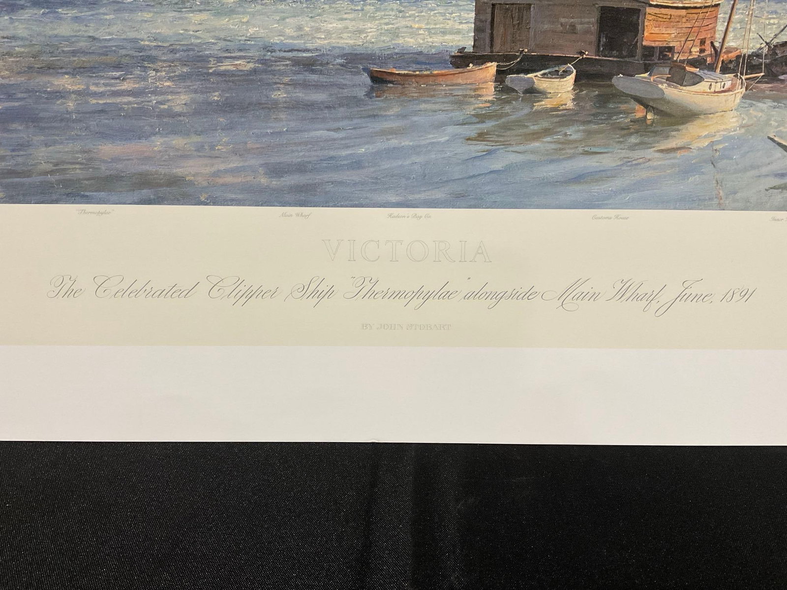 Unframed Signed & #d 8/850 Lithograph titled Victoria by John Stobart 1993, 27x36 in - 3