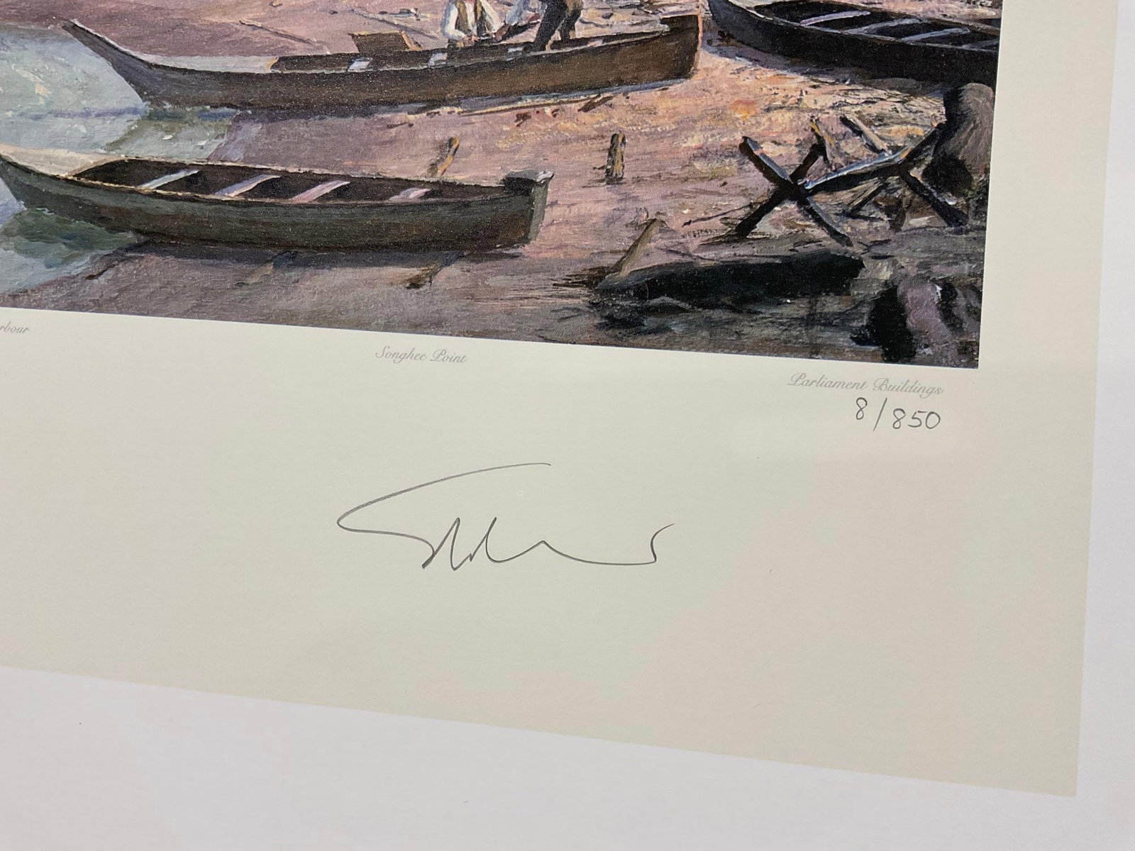 Unframed Signed & #d 8/850 Lithograph titled Victoria by John Stobart 1993, 27x36 in - 4