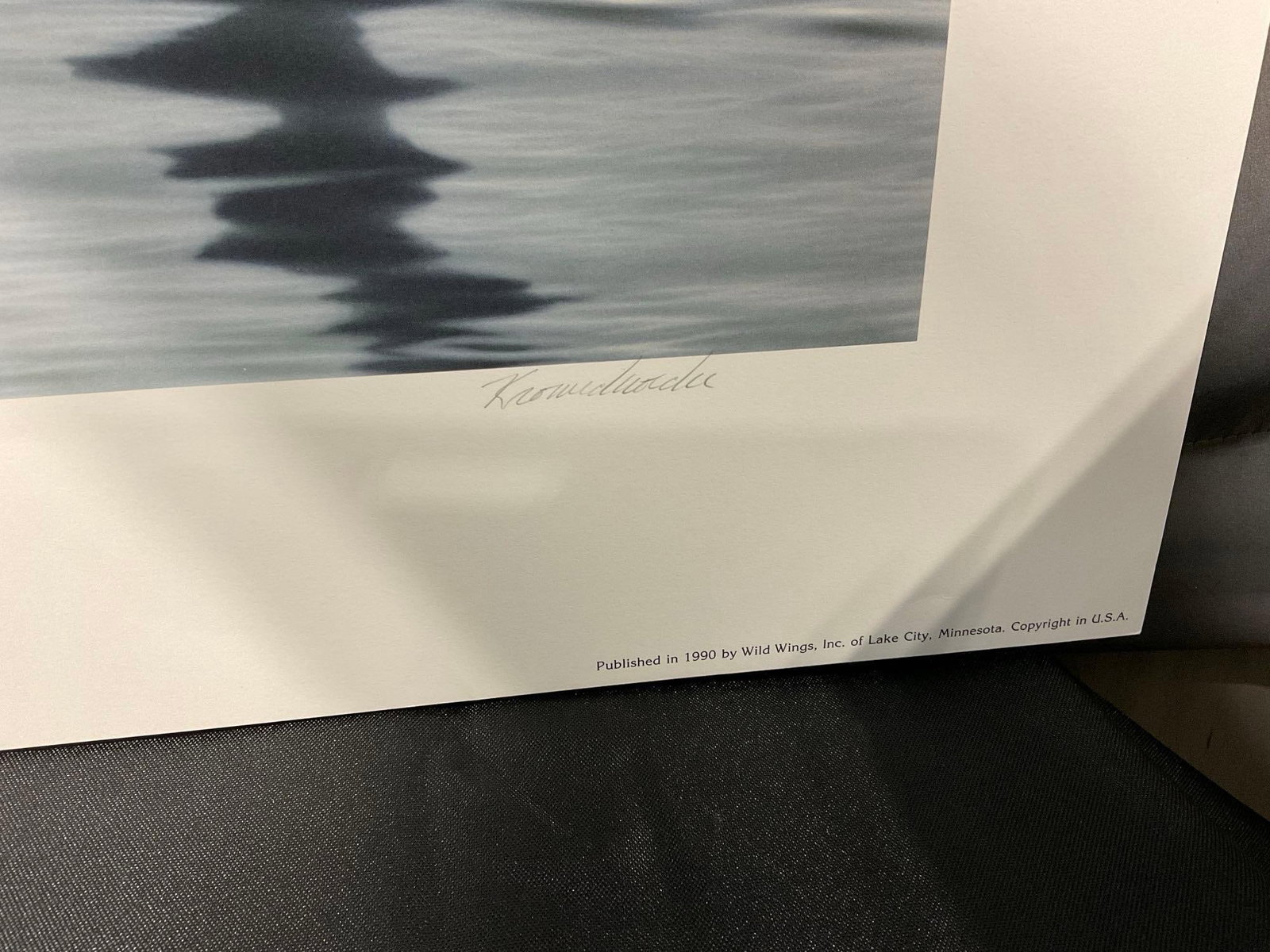 Unframed Signed & #d 80/1200 Litho titled Orcas Island - Killer Whales by Lee Kromschroeder 28x39... - 6