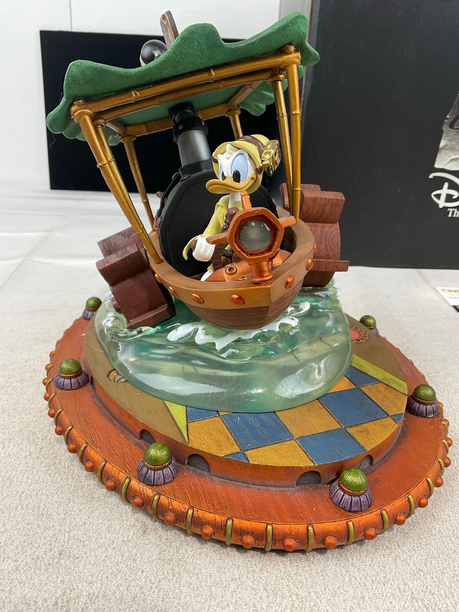 Donald Boat Steampunk Figurine, The Art of Disney w/original box, 11x13x11 inches - 3