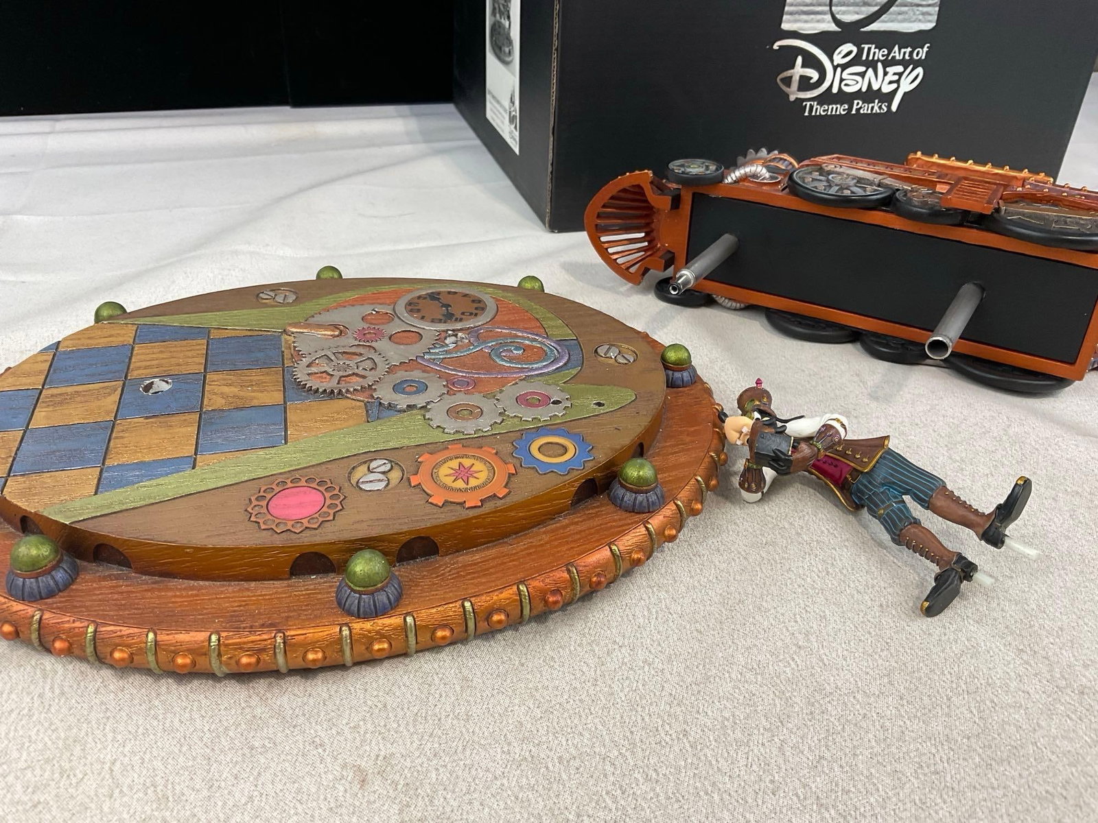 Goofy Train Steampunk Figurine The Art of Disney w/original box, 11x13x11 inches - 5