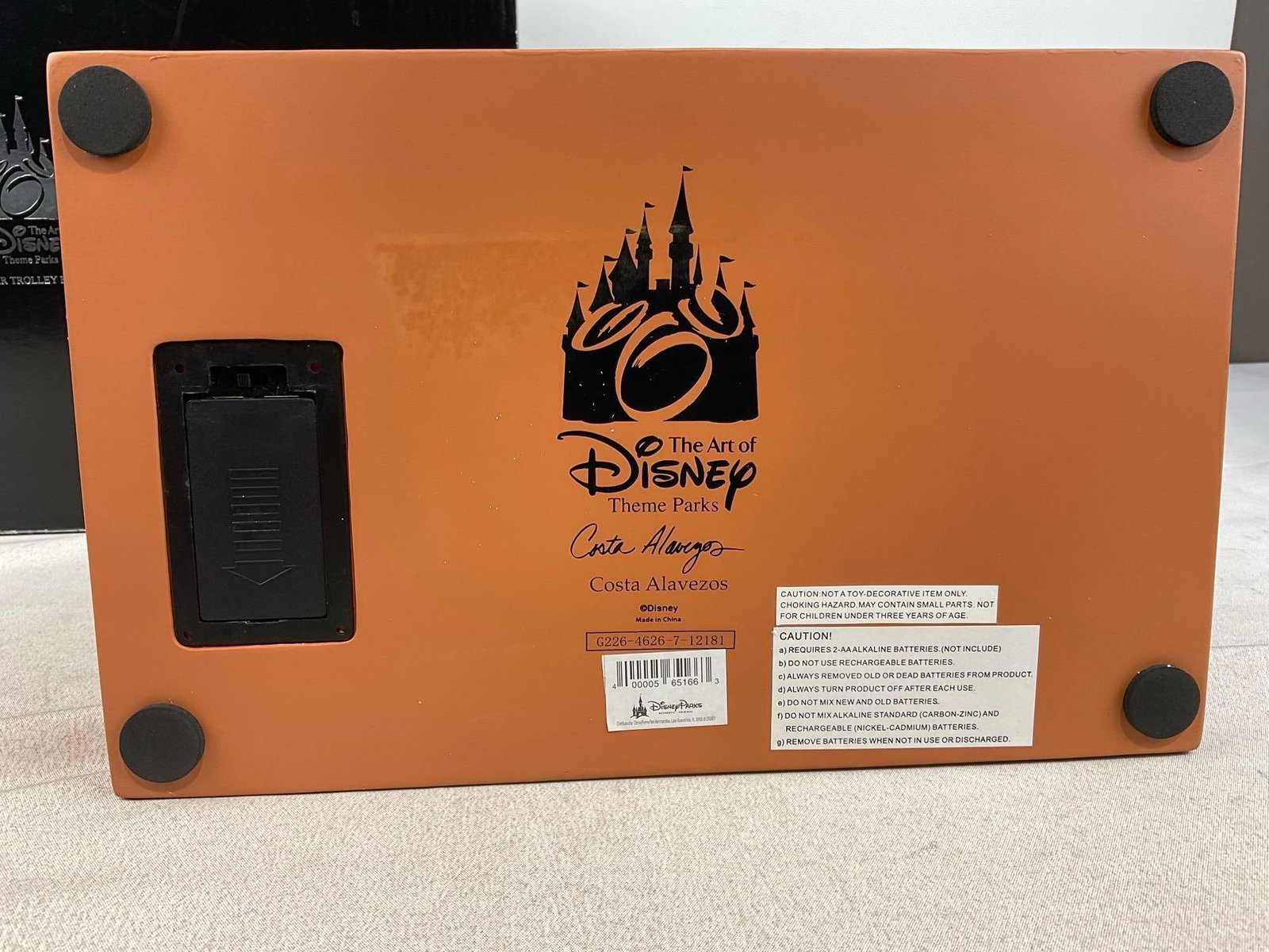 Red Car Trolley Figurine The Art of Disney, w/original box, 12x17x12 inches - 3