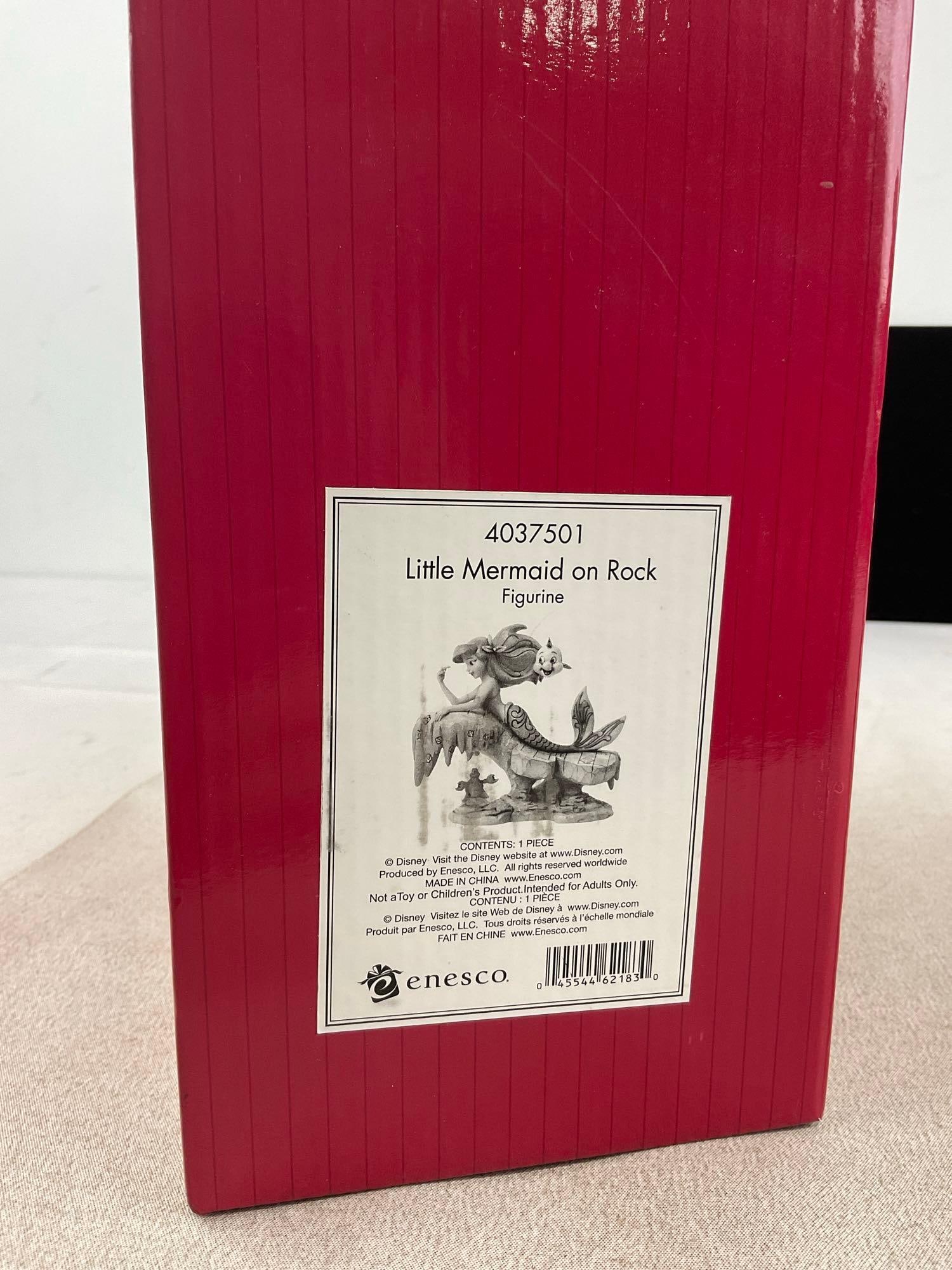 Disney Traditions Jim Shore Design, Little Mermaid on Rock #4037501 Figurine w/original box - 5