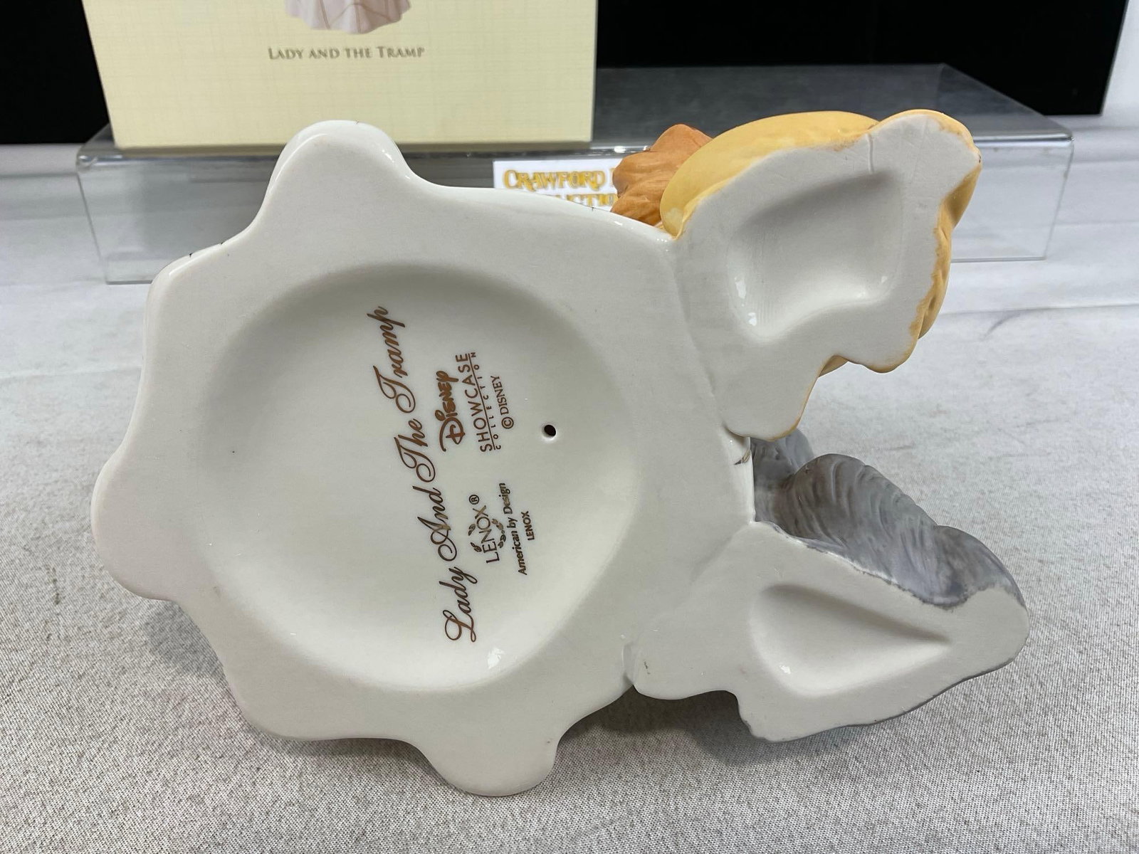 Lenox Lady and the Tramp Disney Figurine, eating Spaghetti #6148332 w/original box - 5