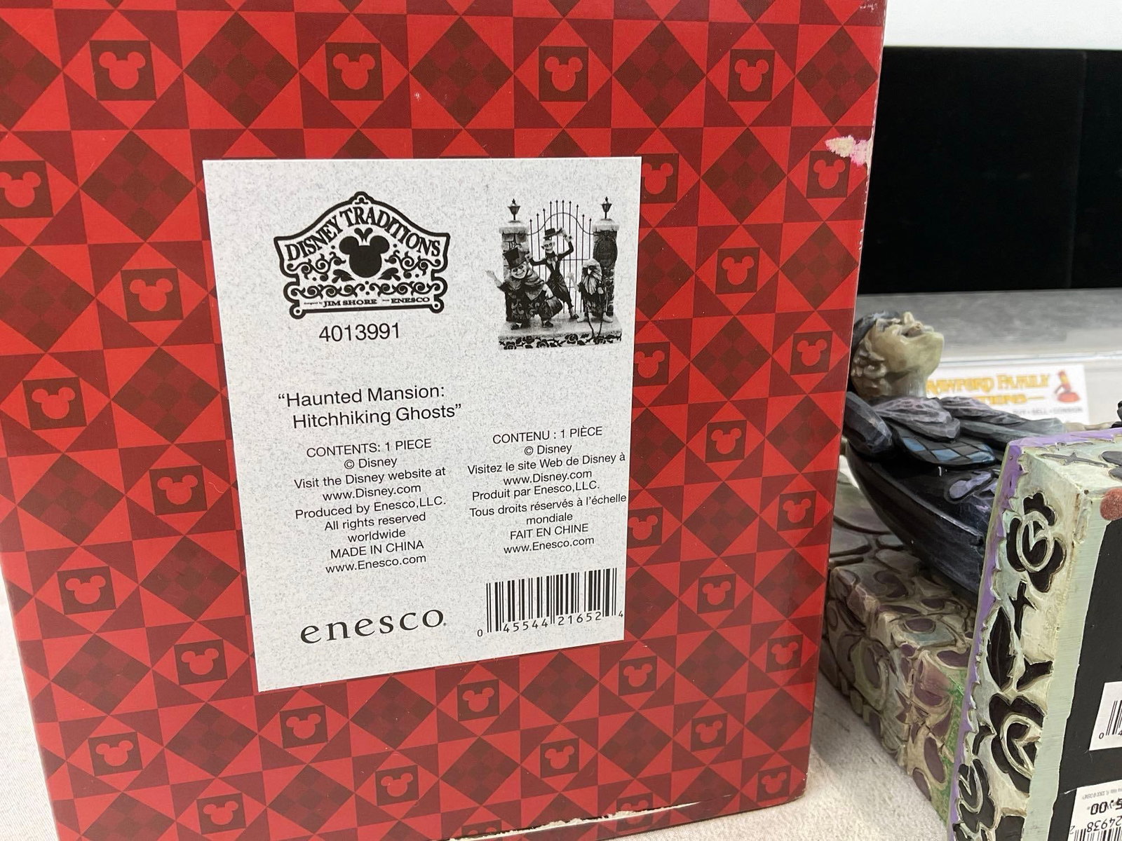 Disney Jim Shore Design, Haunted Mansion: Hitchhiking Ghosts, 4013991 Figurine w/original box - 5
