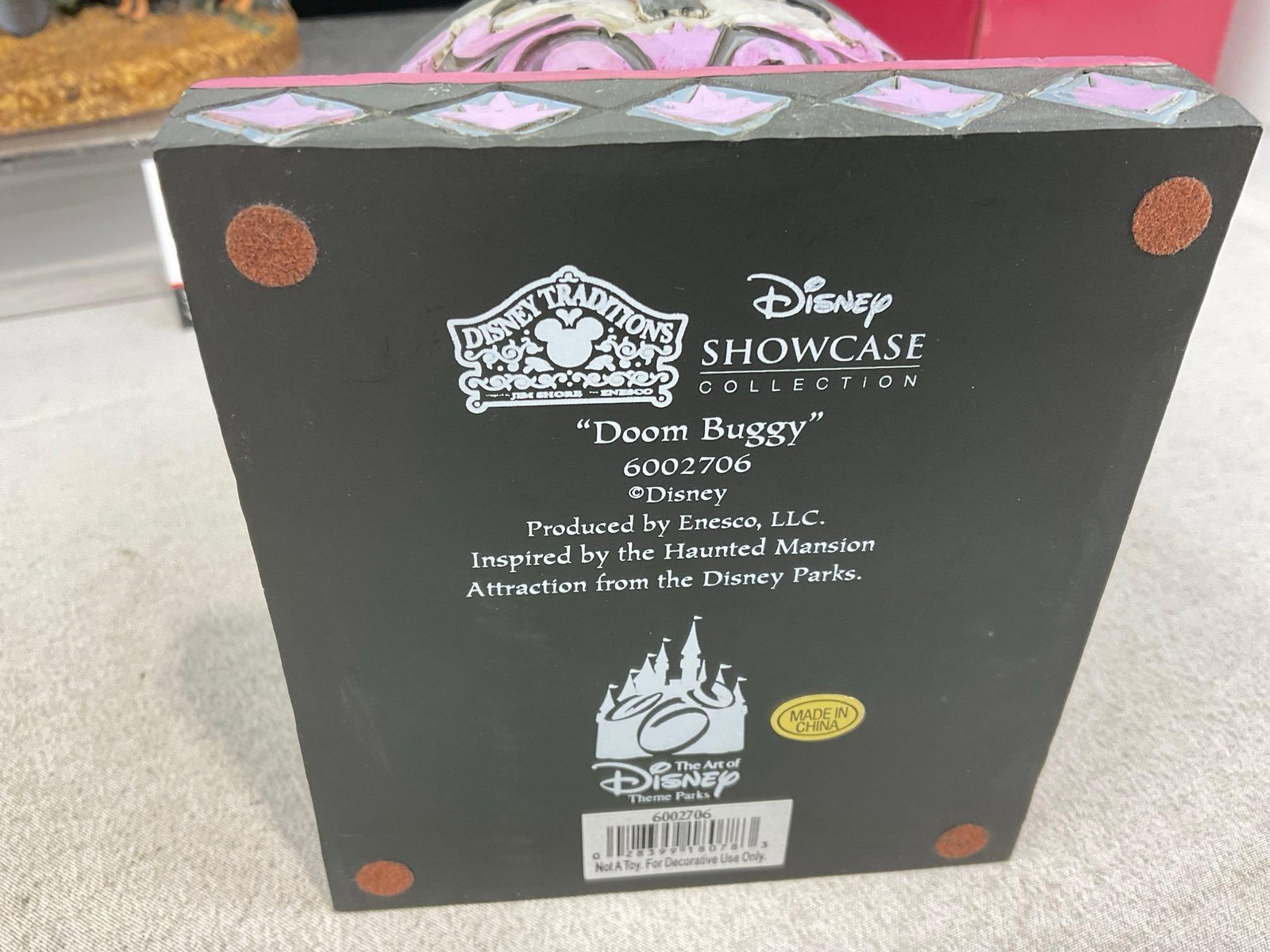2 Disney Haunted Mansion Figurines, w/original boxes, Jim Shore Doom Buggy #6002706 &... - 6