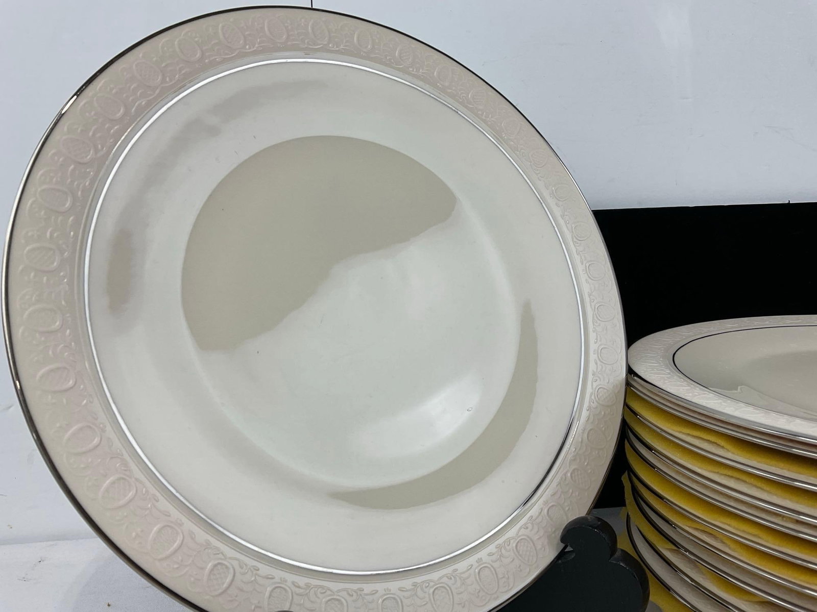 Franciscan Moon Glow Pattern China, 12 Dinner Plates & 12 Lunch Plates - 2
