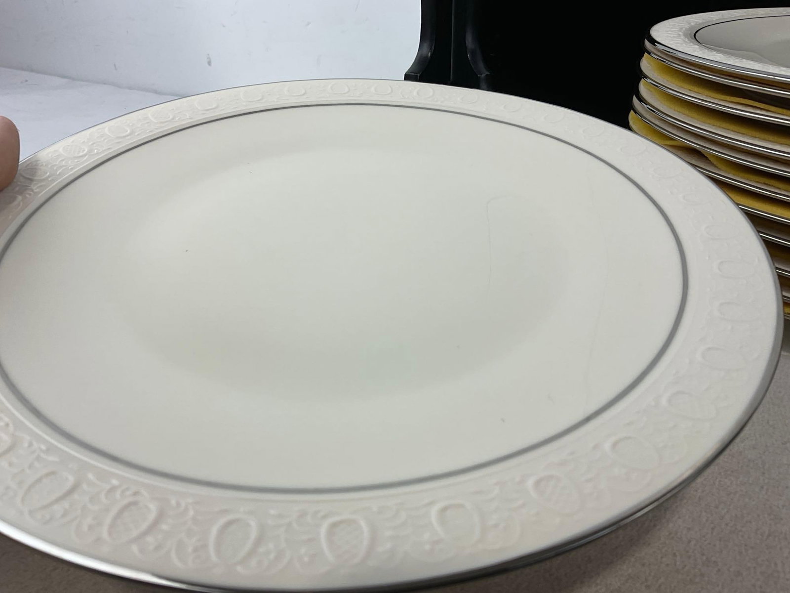 Franciscan Moon Glow Pattern China, 12 Dinner Plates & 12 Lunch Plates - 4
