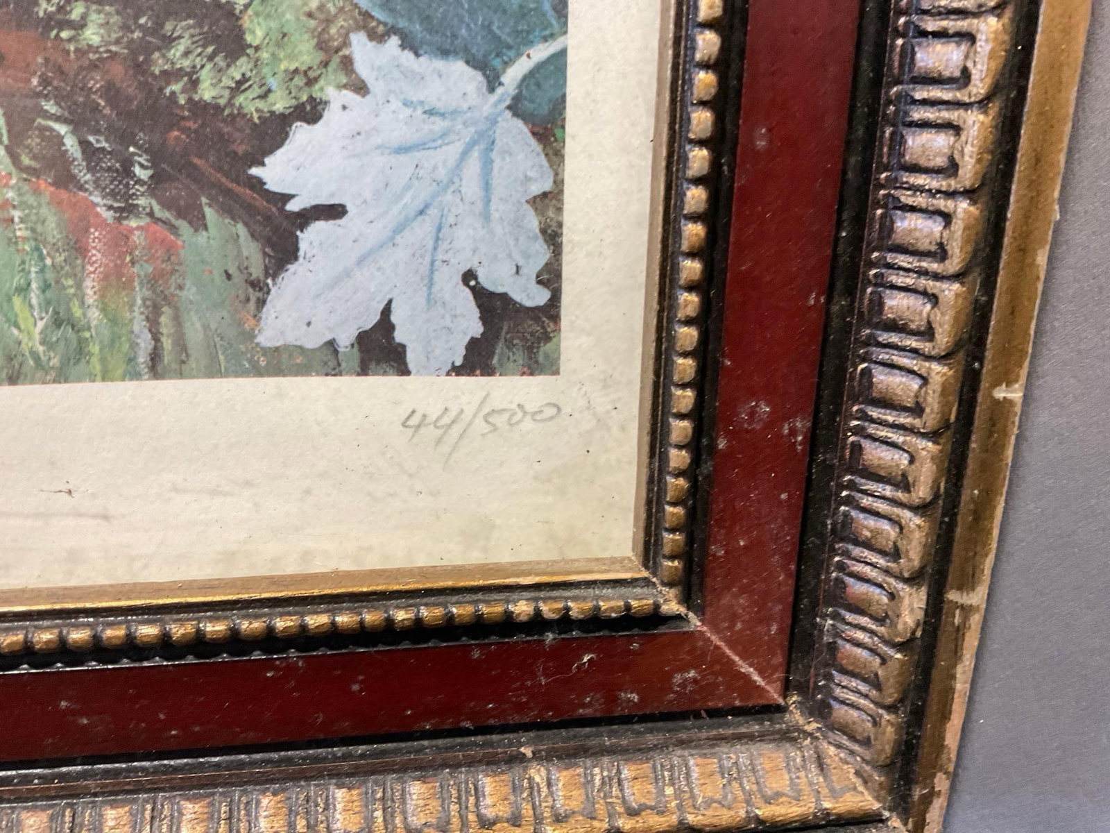 Framed Signed & #d 44/500 Lithograph w/Remarque, Abandoned Barn, by A. Lyall Lush, 30x21 inch - 7