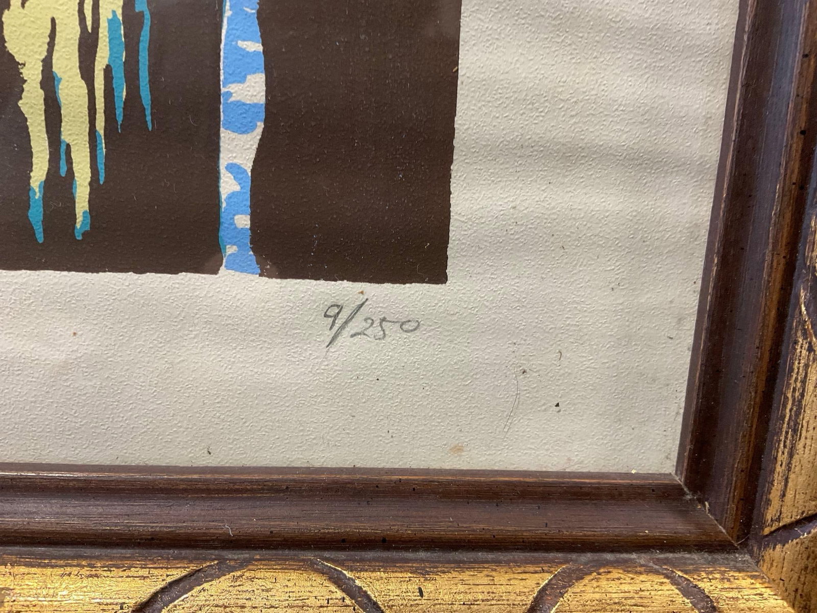 Framed Serigraph Signed & #d 9/250, titled Shrimp Boats by A. Lyall Lush, 21x16 inch - 4