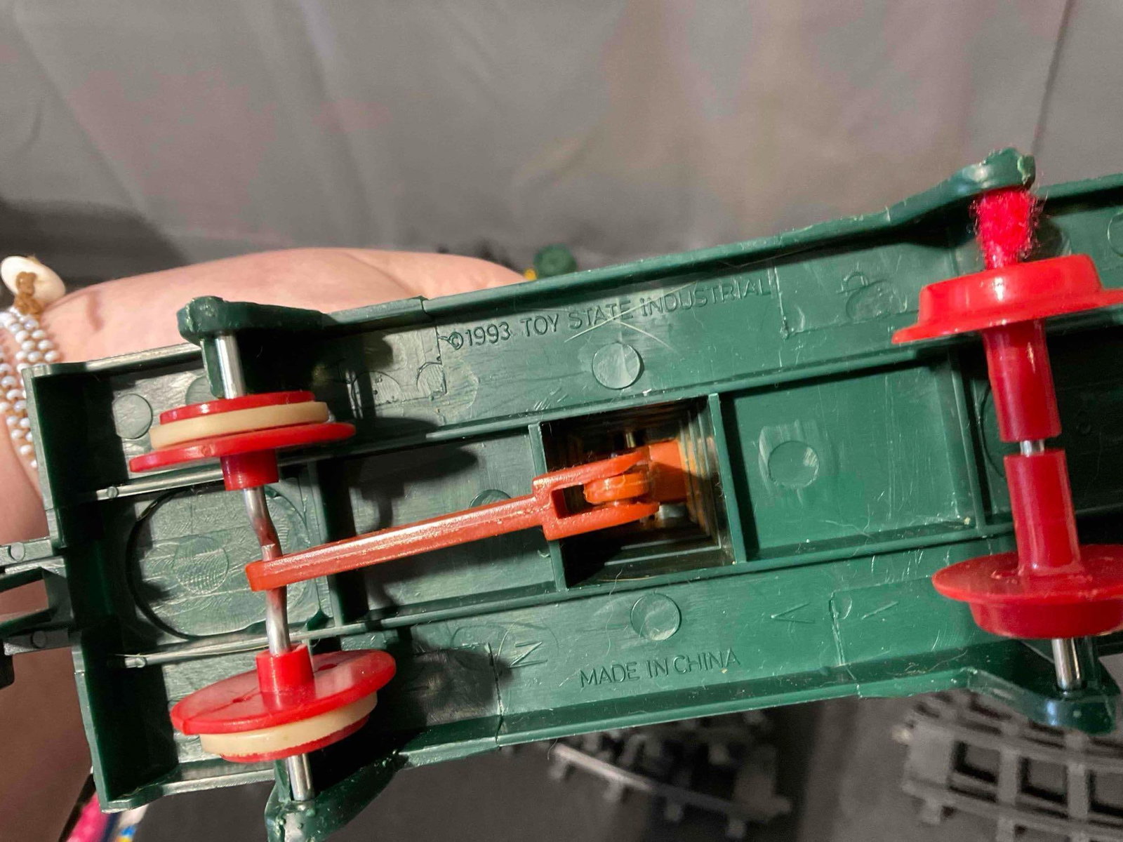 Vintage Animated Musical Christmas Train in Original Box. Not Working, Needs Batteries. See pics. - 9