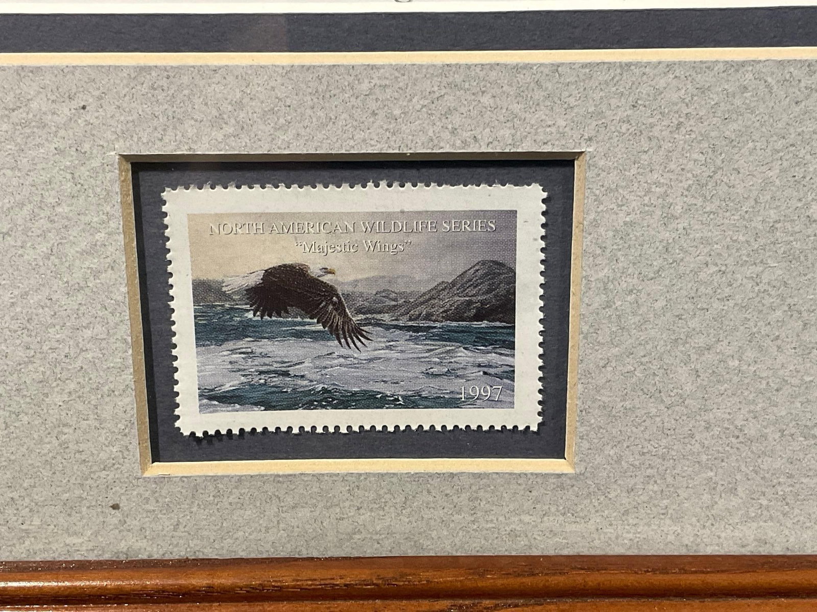 Framed Litho signed & #d 1451/4950 titled Majestic Wing by Marten Visseiz, 23x27 inches - 3