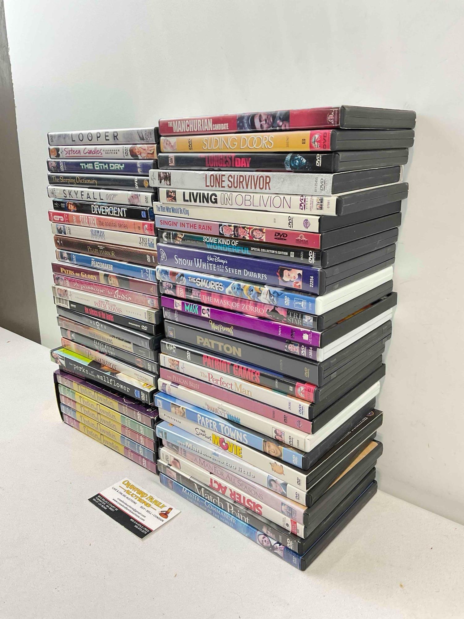 50 pcs DVD Movie & TV Show Collection, incl. Snow White, The Silence of the Lambs & More! - 2