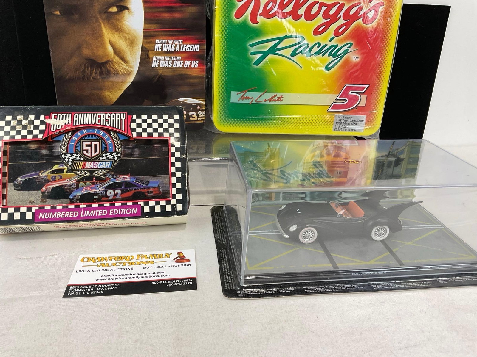 Dale DVD set, Kelloggs Racing Terry Labonte #5 1:32 Scale Diecast Car, 50th Anni. Nascar Cards, &... - 3