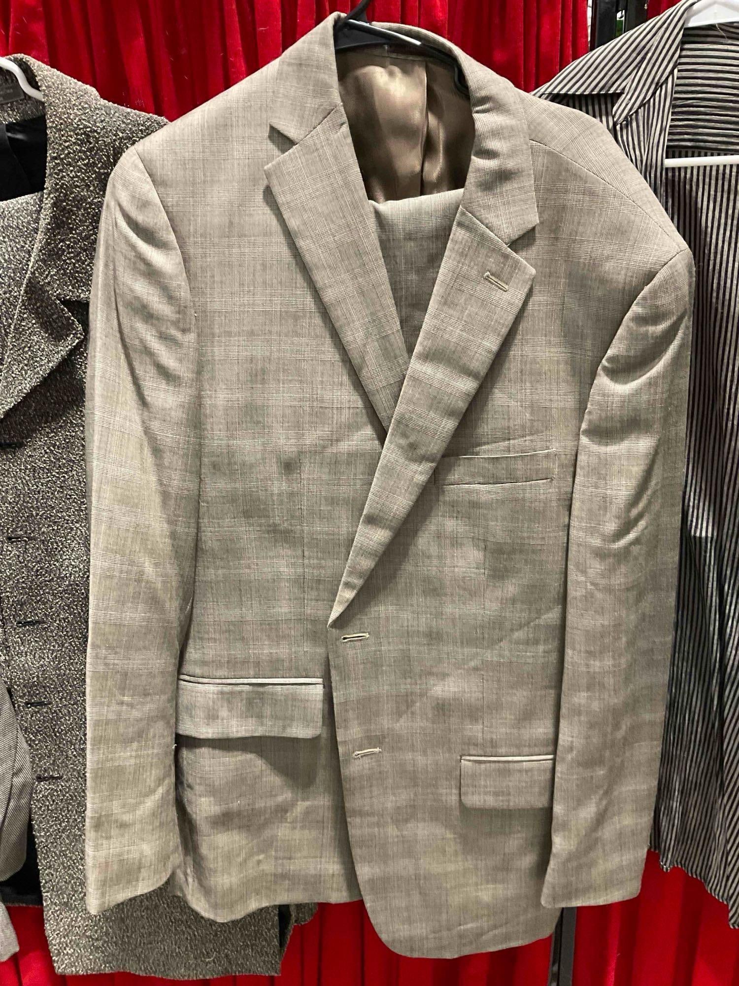 9 pcs Men's Clothing Collection, incl. Custom Wool Suits, Calvin Klein Jacket & More! See pics. - 7