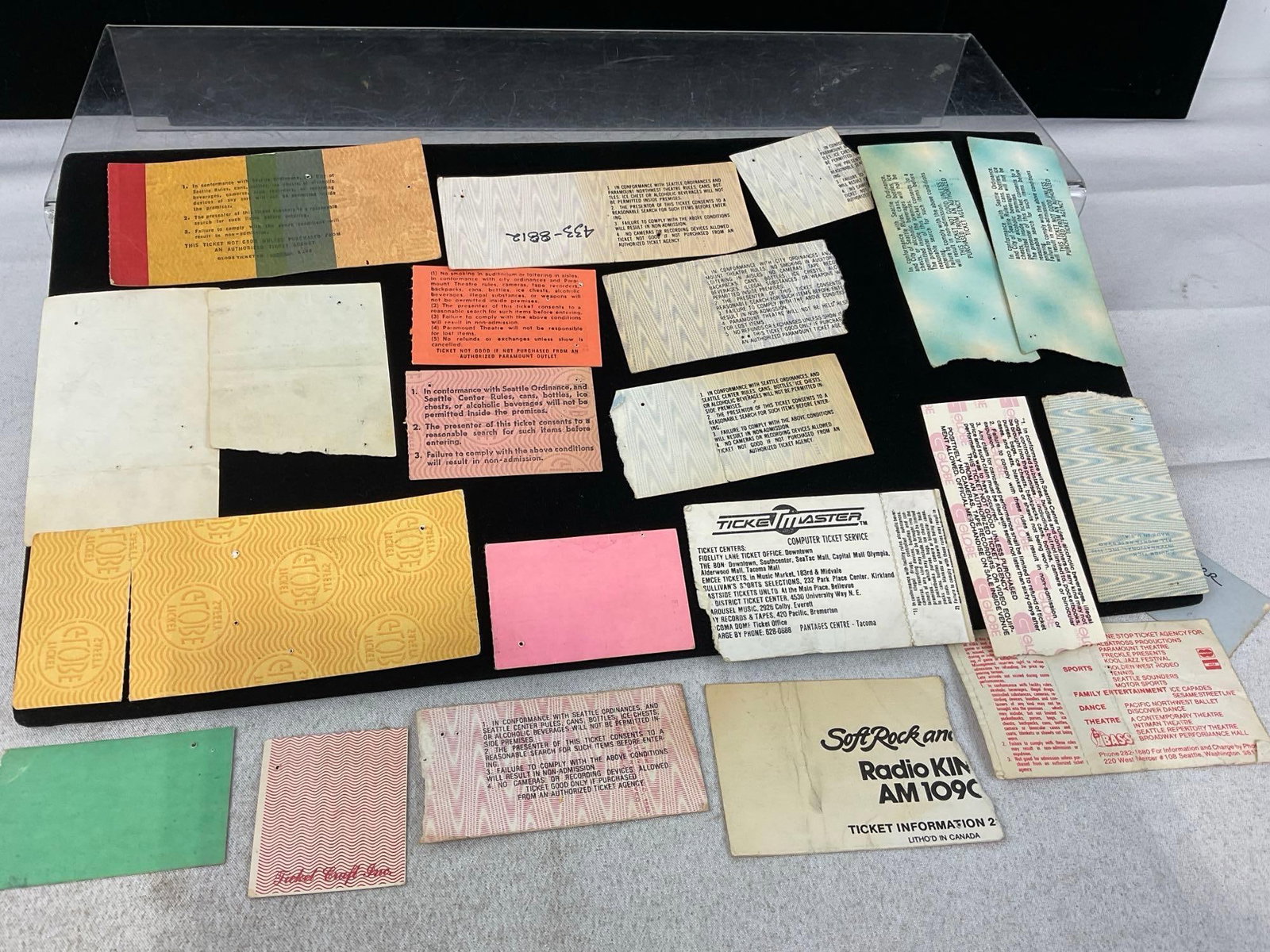 Collection of Vintage Concert Ticket Stubs, incl. Rolling Stones, Alice Cooper, Rush, Triumph, He... - 6