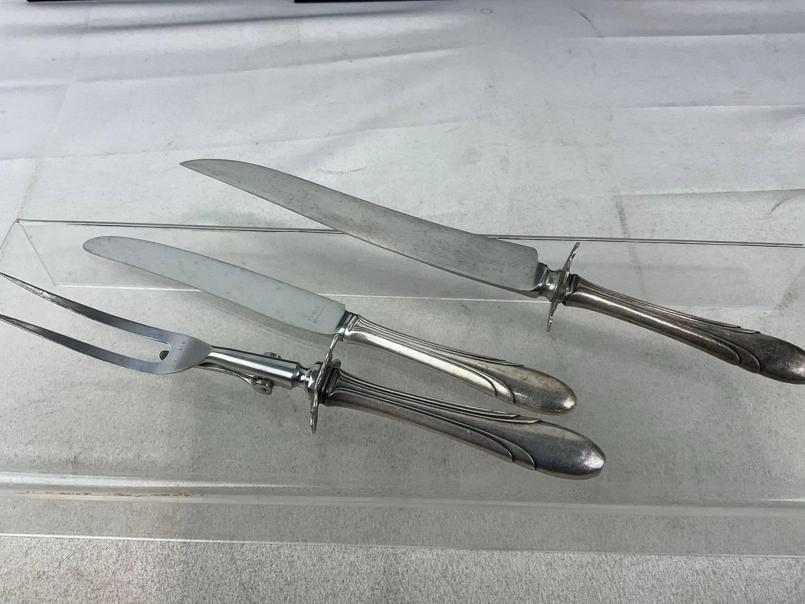 3 Towle Sterling Silver & Stainless Serving Flatware, total weight of 293.5 grams - 2