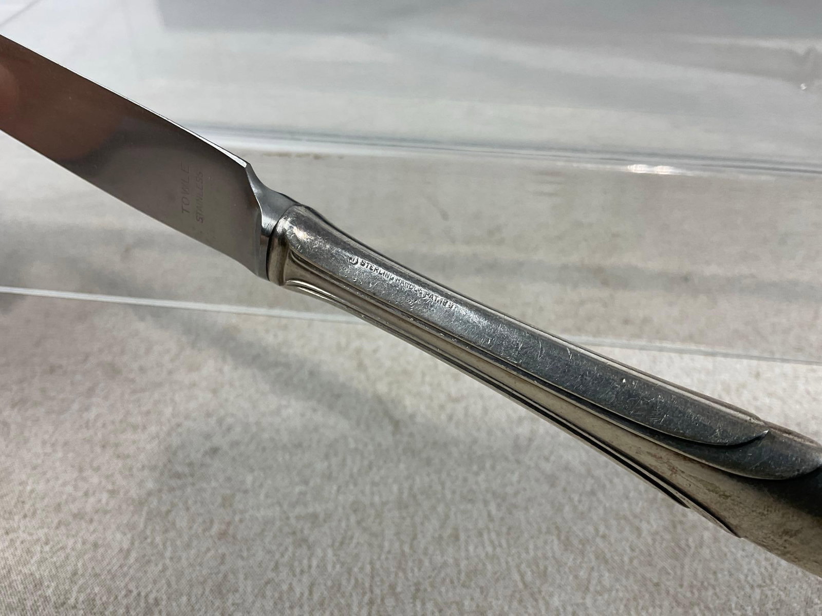 3 Towle Sterling Silver & Stainless Serving Flatware, total weight of 293.5 grams - 5