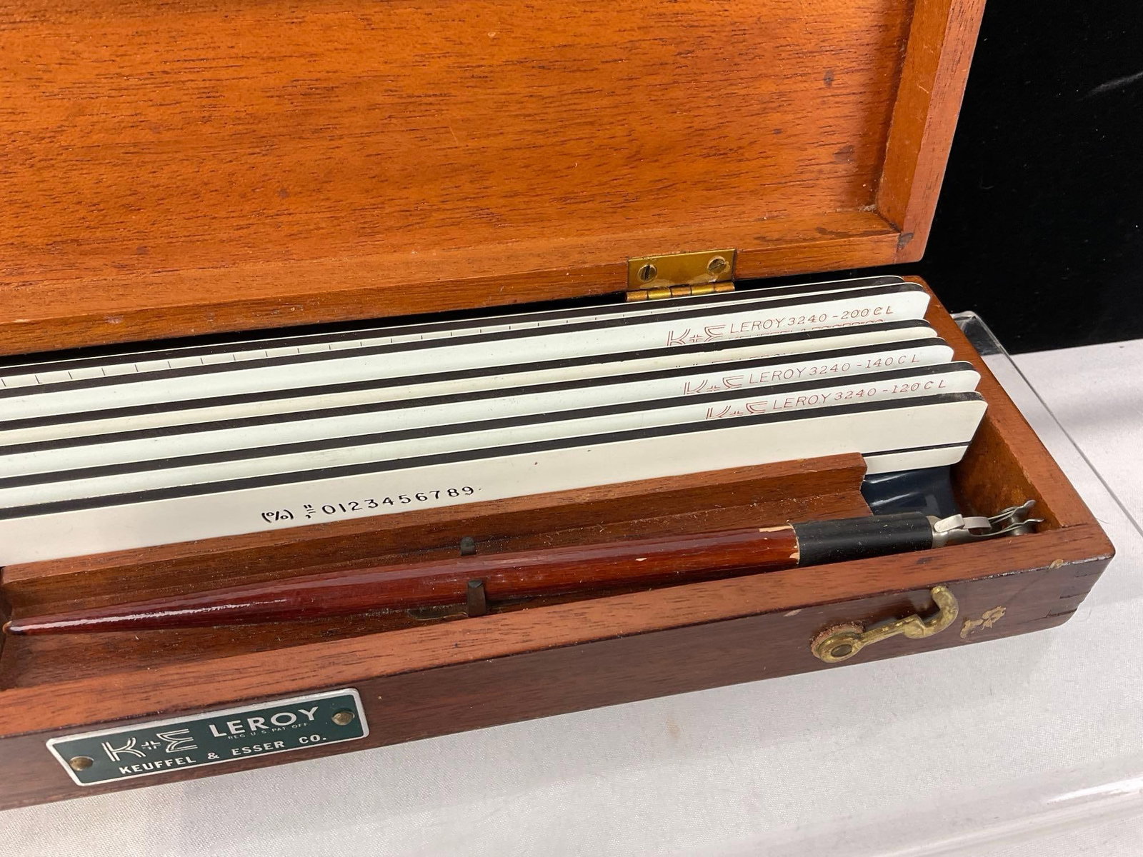 Keuffel & Esser Co. Leroy Drafting Lettering Set, w/original hardwood case - 3