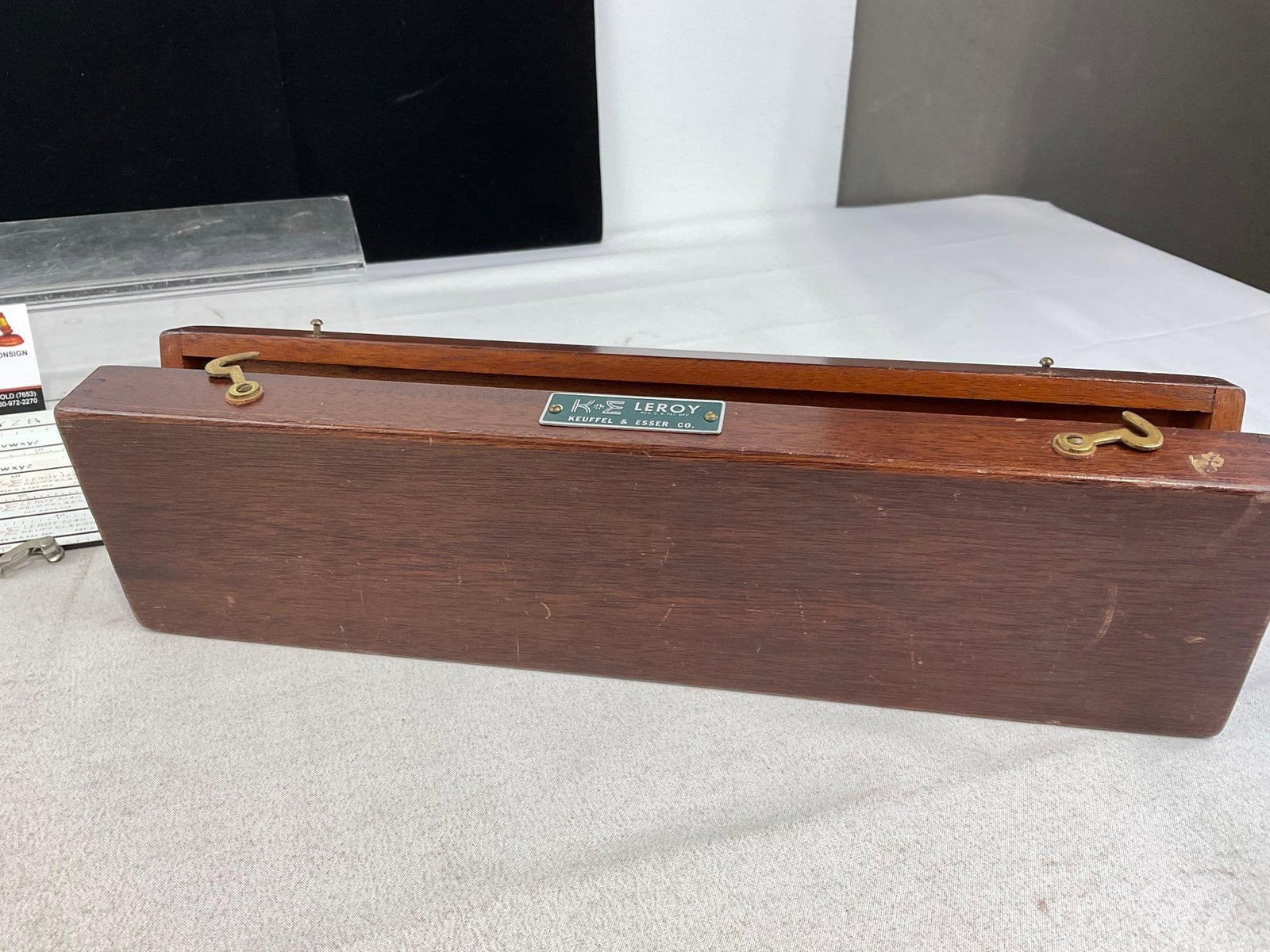 Keuffel & Esser Co. Leroy Drafting Lettering Set, w/original hardwood case - 6