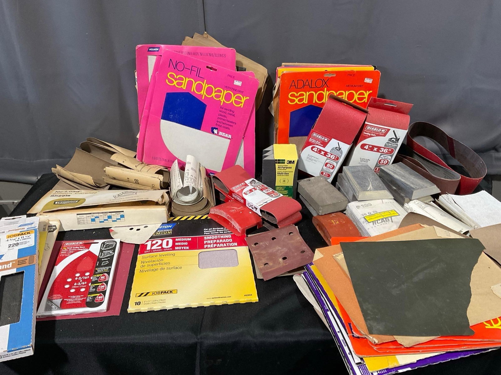 Large Selection of Sandpaper, Foam Blocks, Small & Large form factor sheets