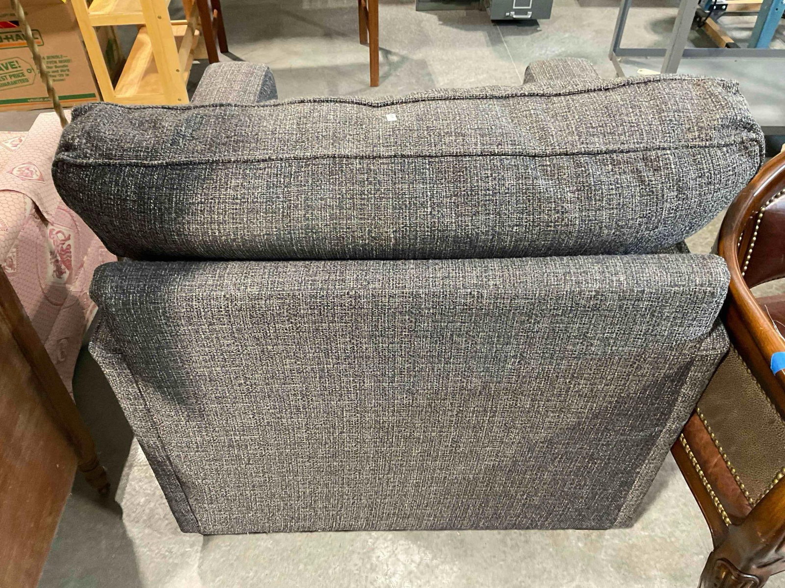 Modern England Inc. Jay Accent Armchair w/ Portofino Jeans Upholstery. Good Condition. See pics. - 5