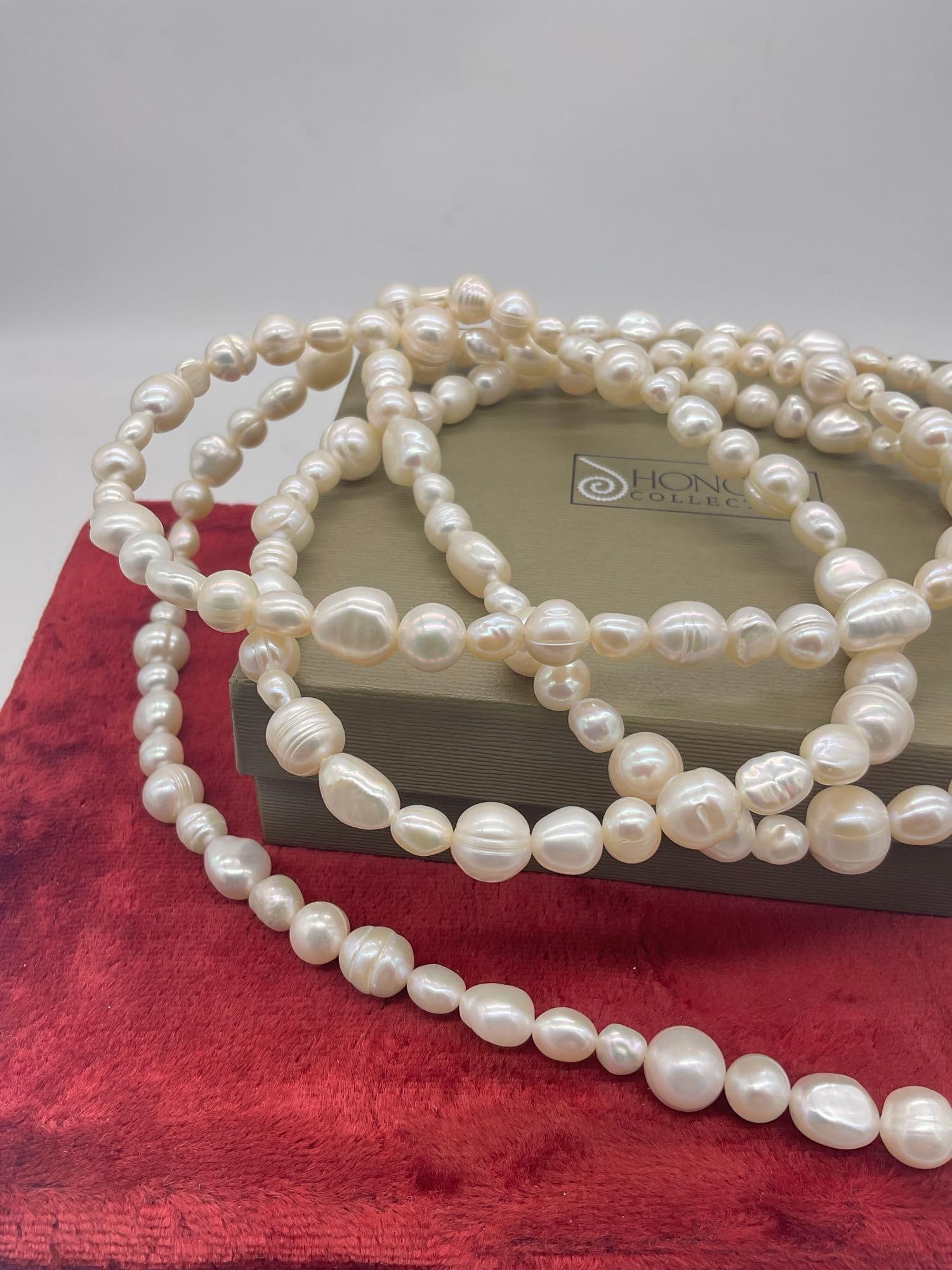 28" Honora Cultured Pearl Necklace With tag In OG Box - 2