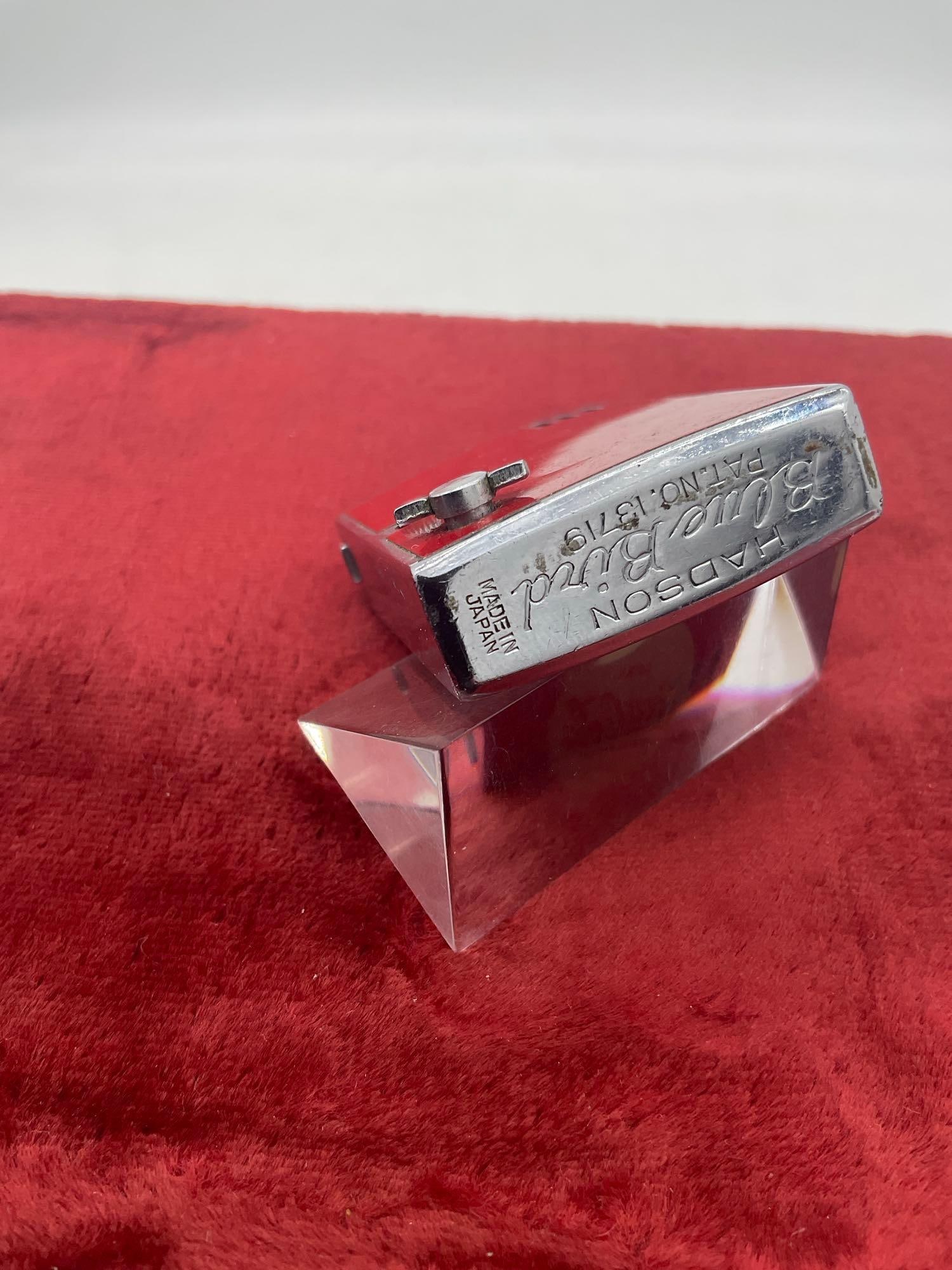 Rare Circa 1950's Blue bird / Hadson Musical Coca Cola Cigarette lighter - 3