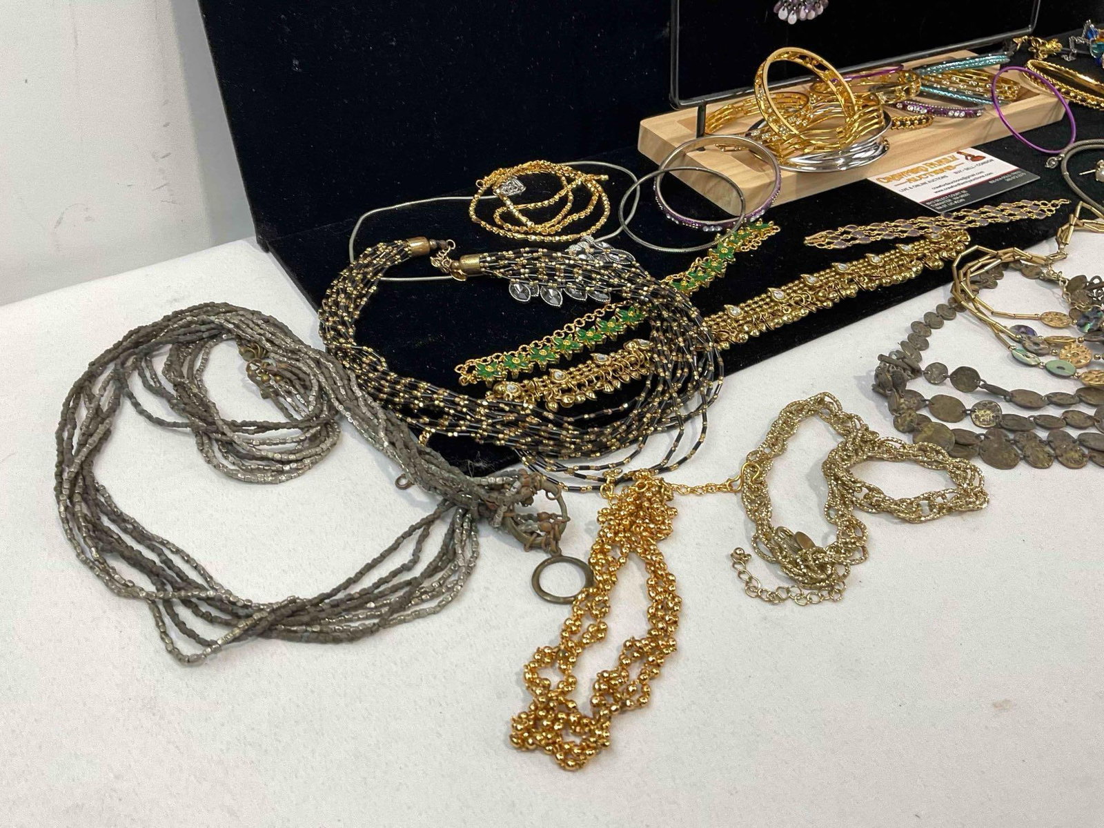 Large Selection of Modern & vintage jewelry, Cuffs, Necklaces, bracelets, earrings, see pics - 2