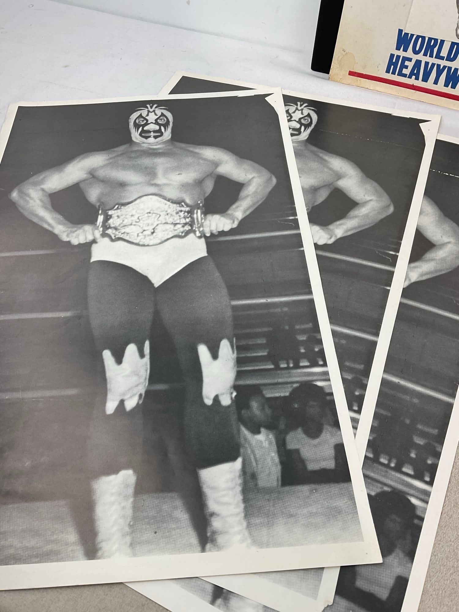 Vintage Professional Wrestling Posters, Hand Printed Bob Backlund, Bruno Sammartino & more - 5
